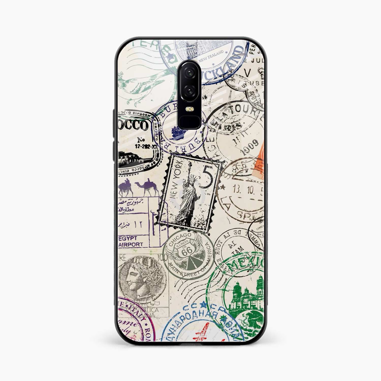 Stamps OnePlus 6T Back Cover
