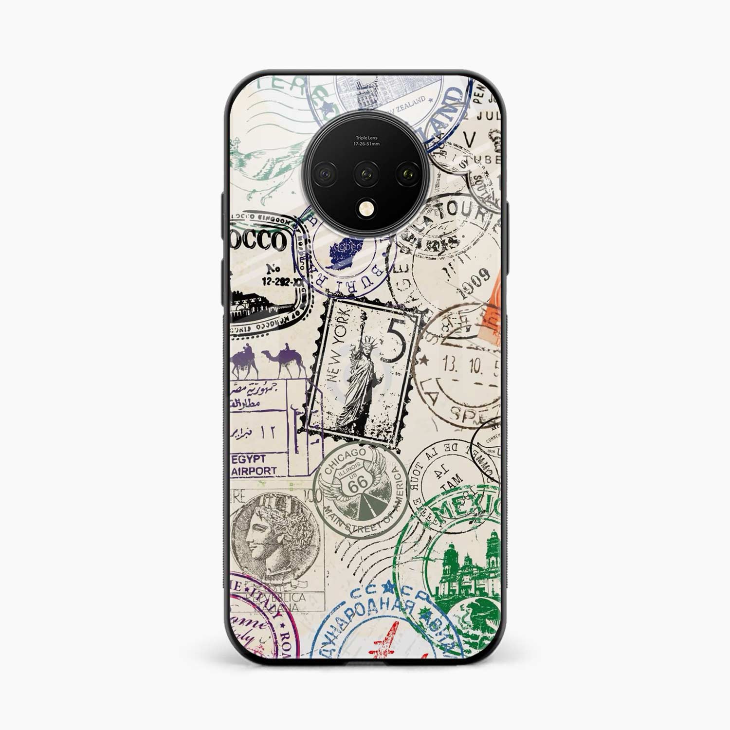 Stamps OnePlus 7T Back Cover