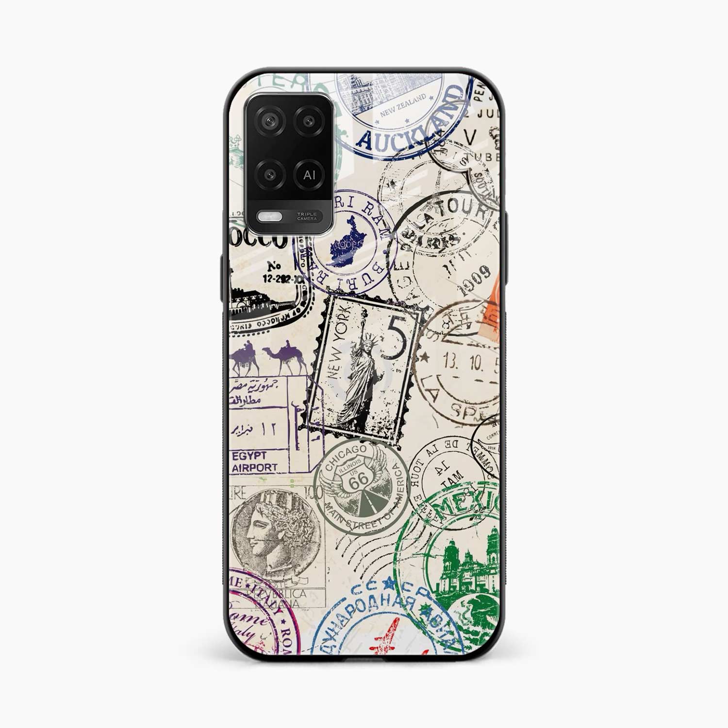Stamps Oppo A54 Back Cover