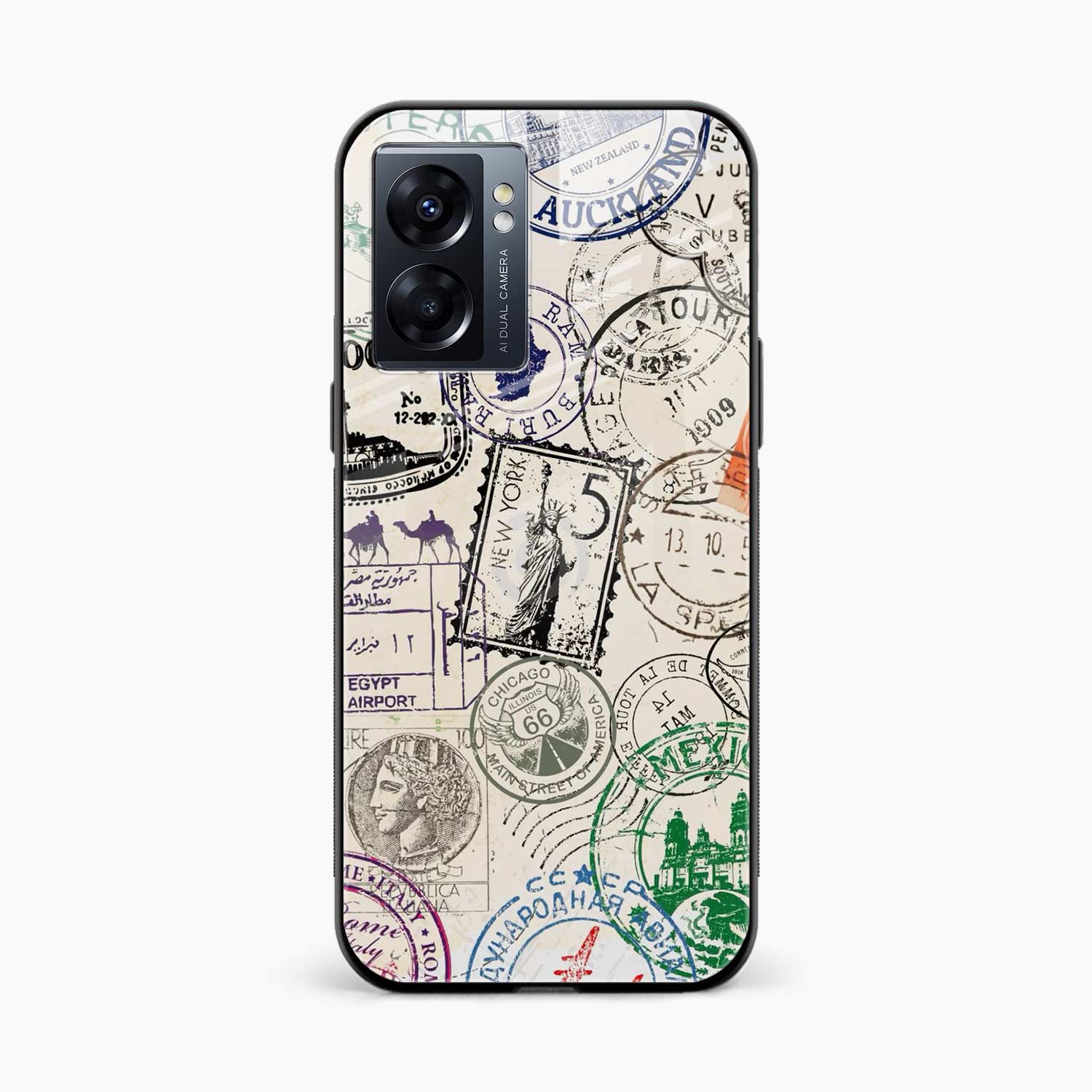 Stamps Oppo A57 Back Cover