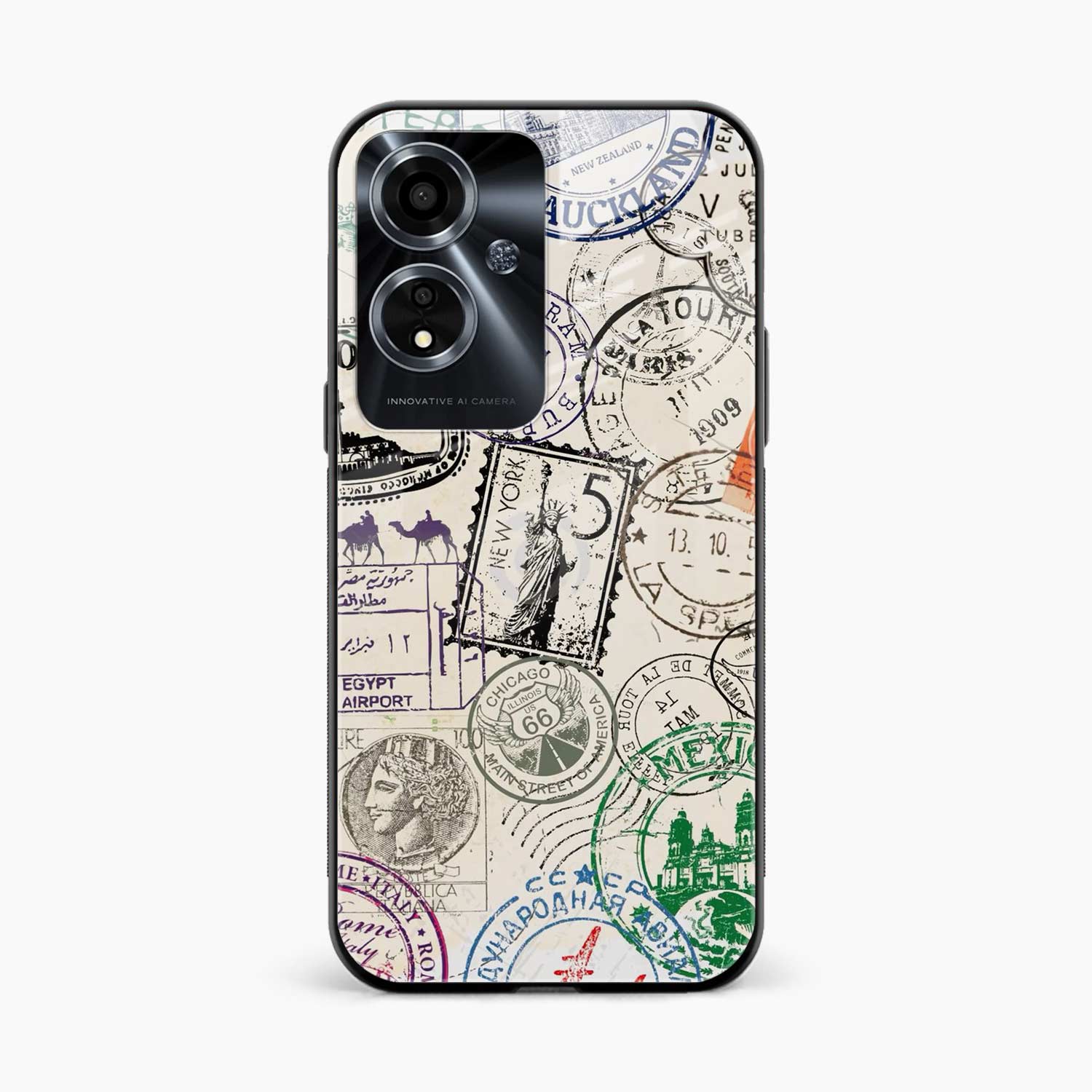 Stamps Oppo A59 Back Cover