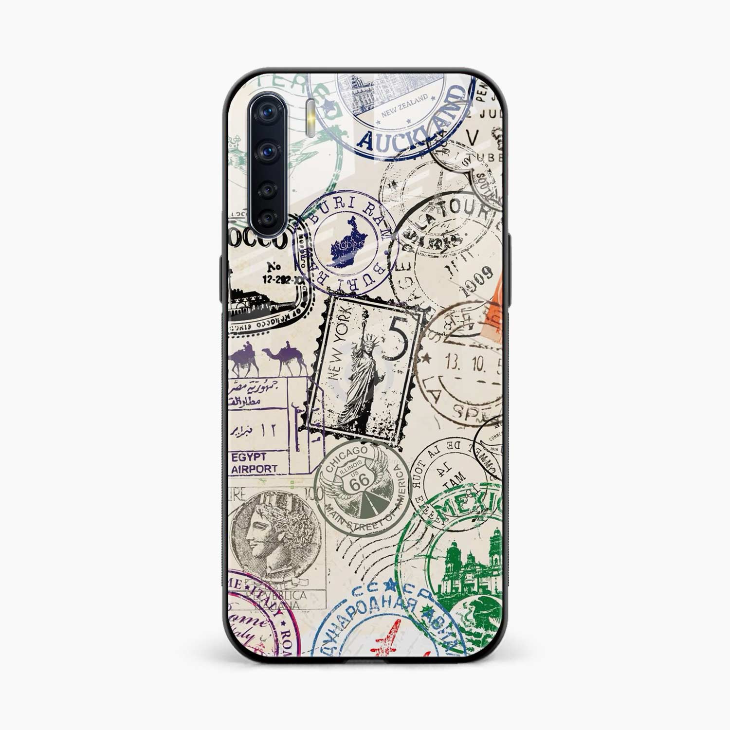 Stamps Oppo A91 Back Cover