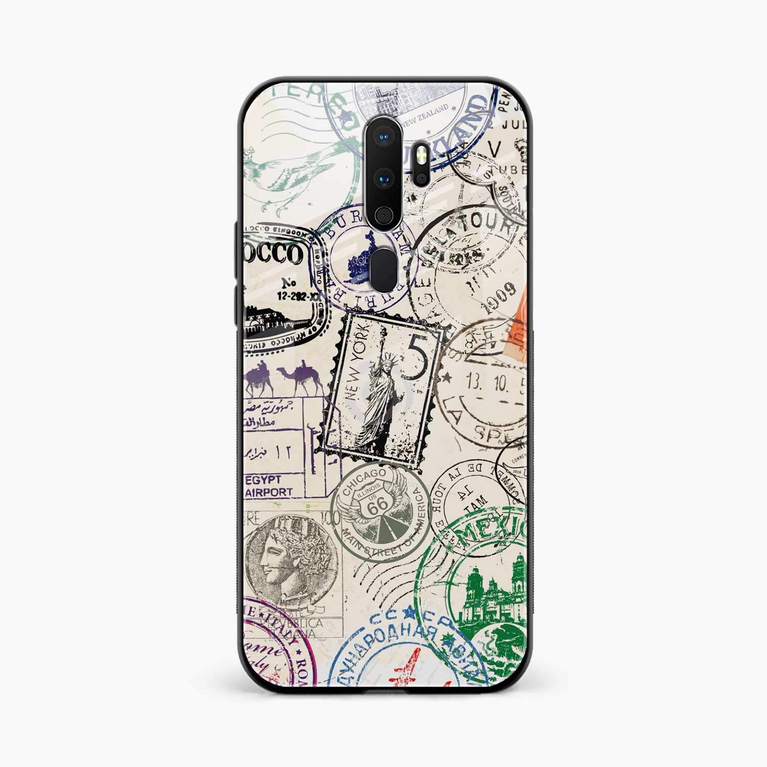Stamps Oppo A9 Back Cover