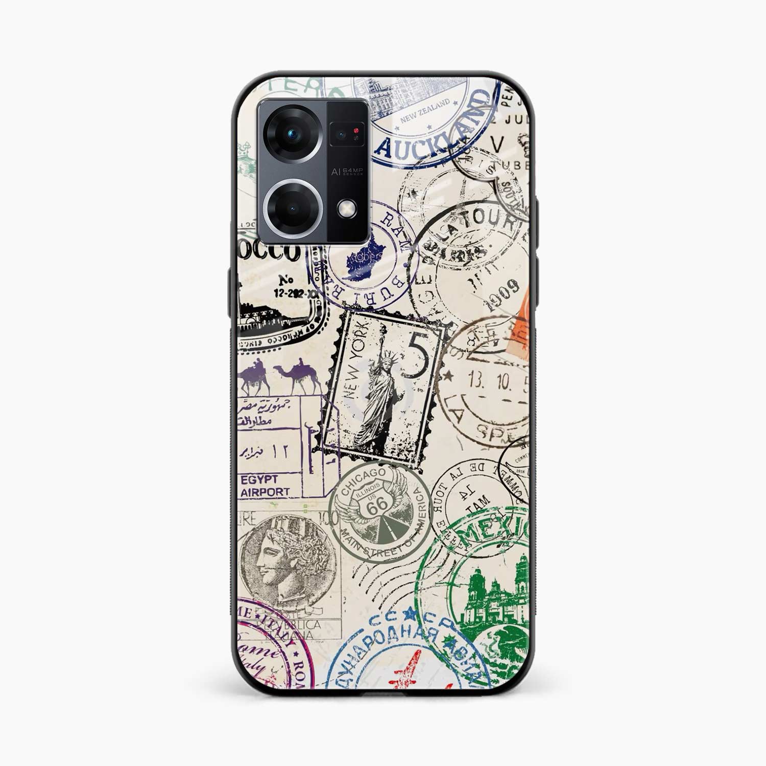 Stamps Oppo F21 Pro Back Cover