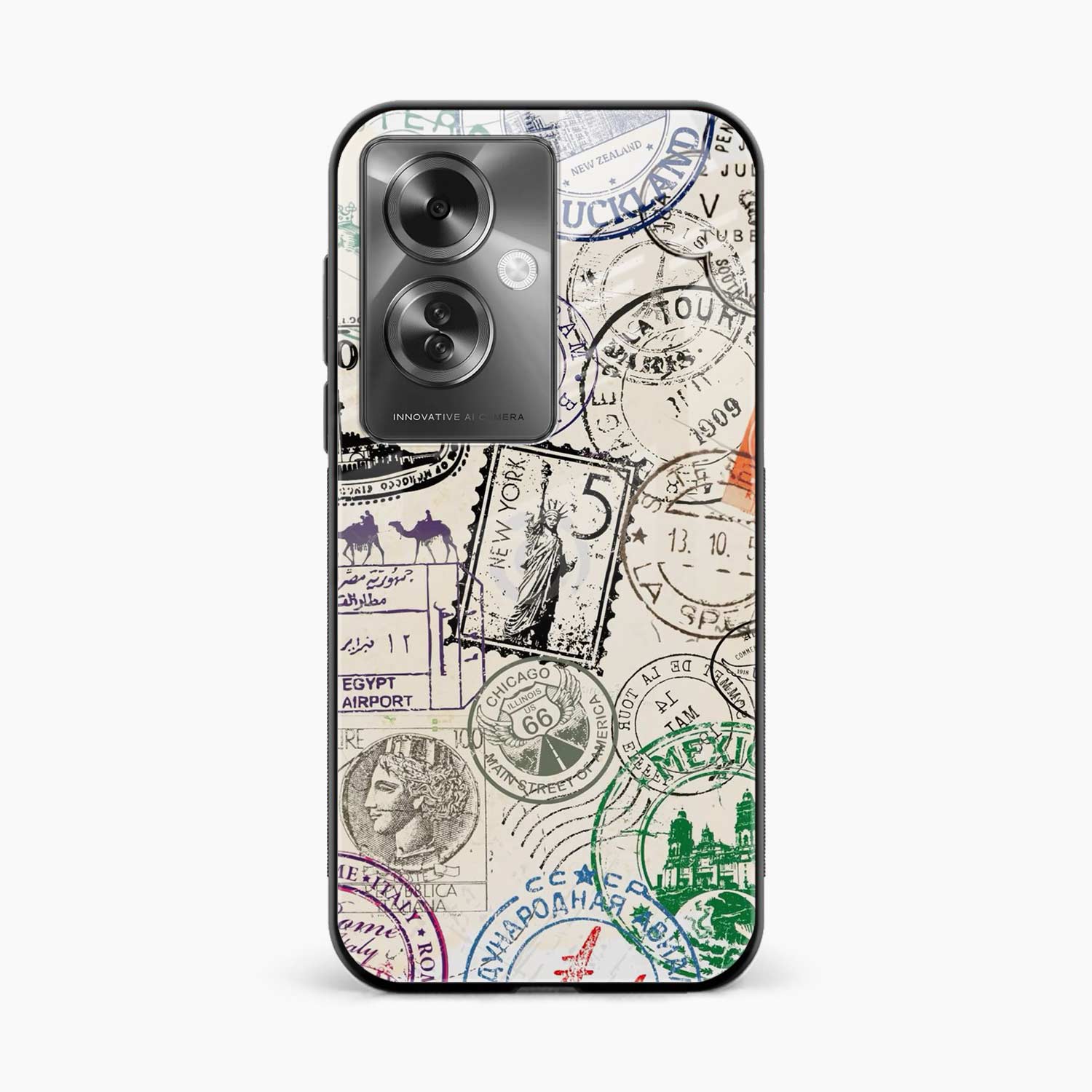Stamps Oppo F25 Pro 5G Back Cover