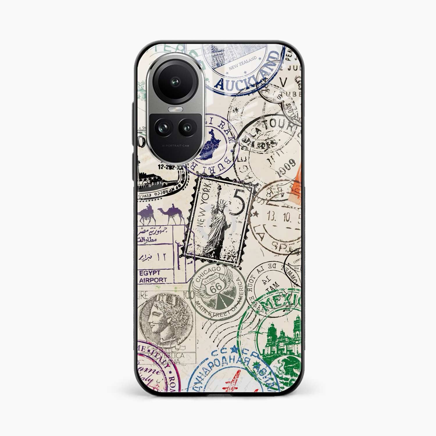 Stamps Oppo Reno 10 Pro Back Cover