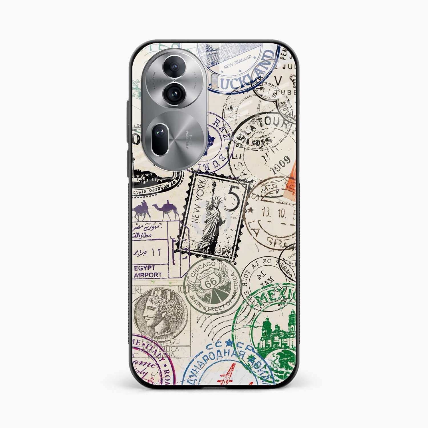 Stamps Oppo Reno 11 Pro Back Cover
