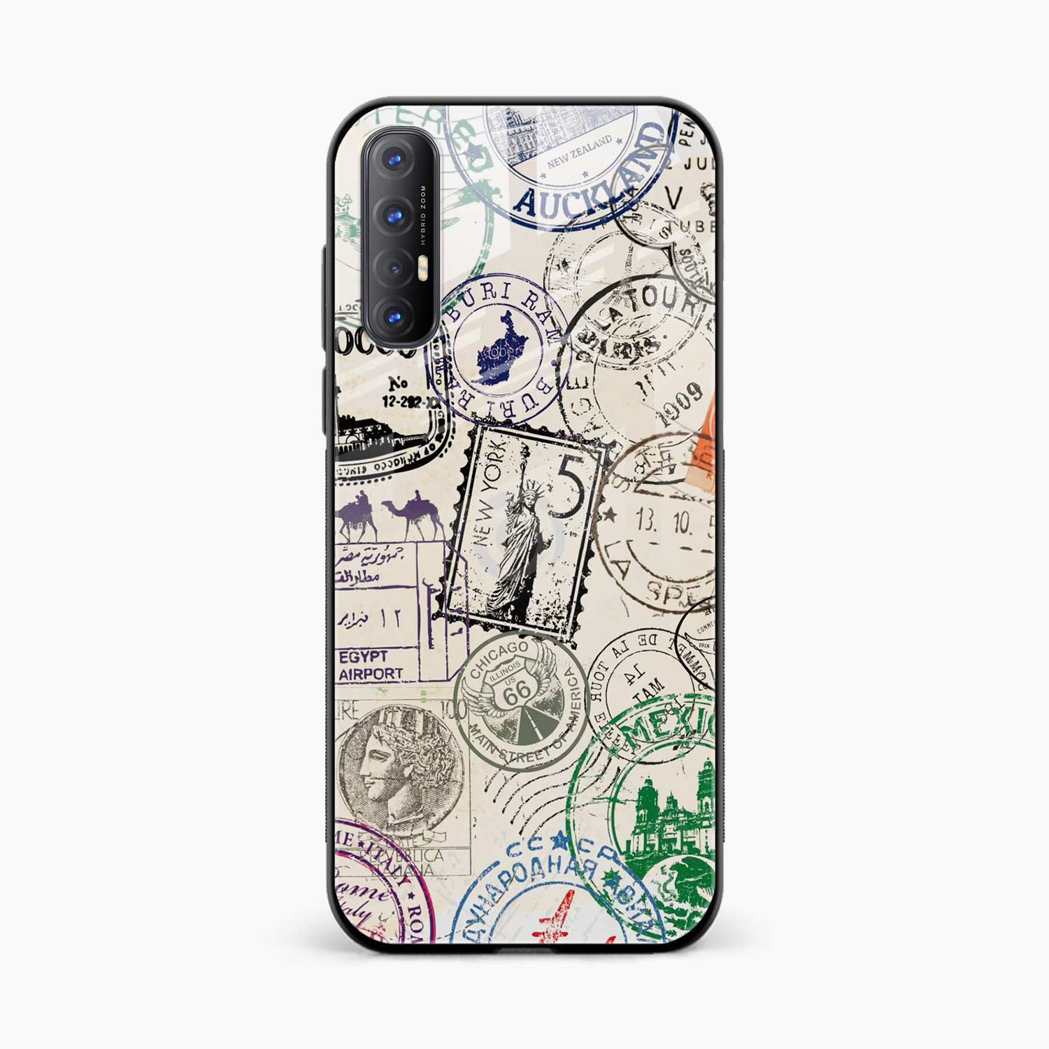 Stamps Oppo Reno 3 Pro 4G Back Cover