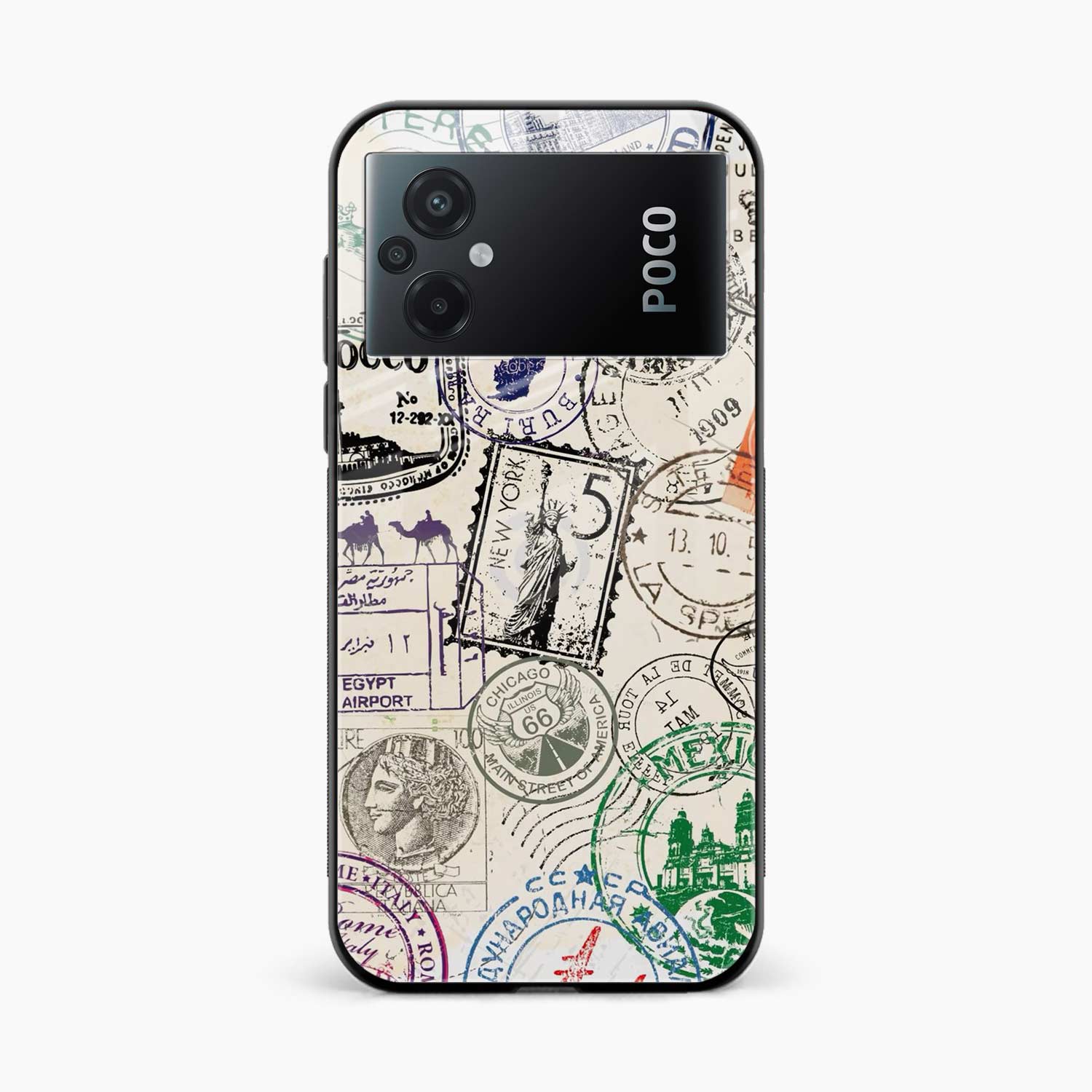 Stamps Poco M5 Back Cover