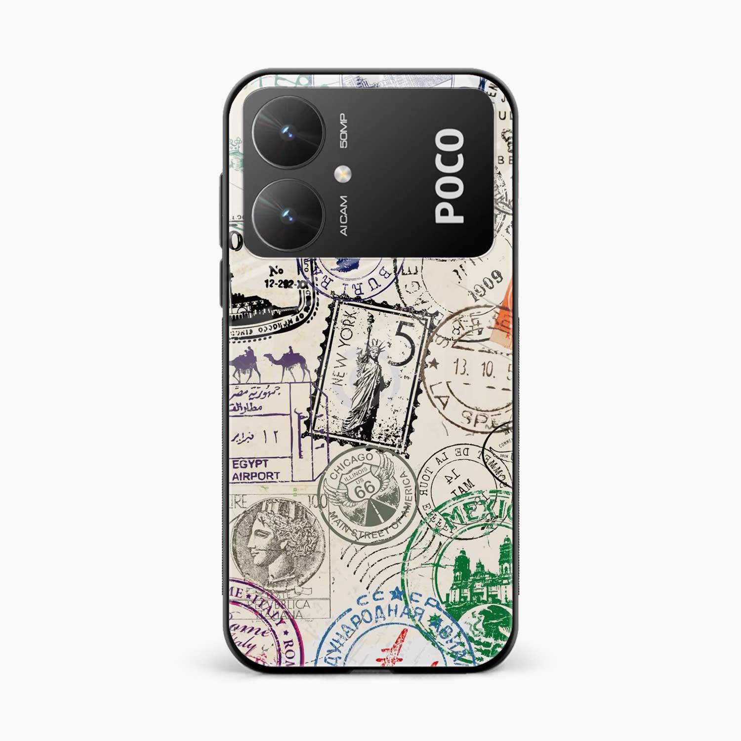 Stamps Poco M6 5G Back Cover