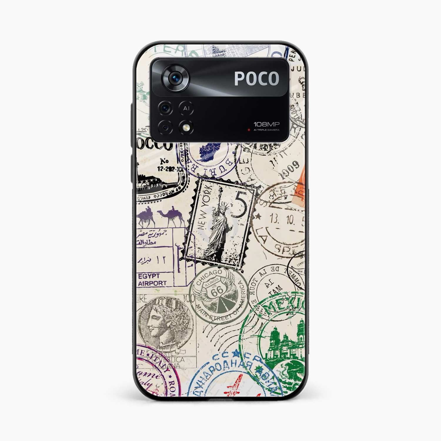 Stamps Poco X4 Pro 5G Back Cover
