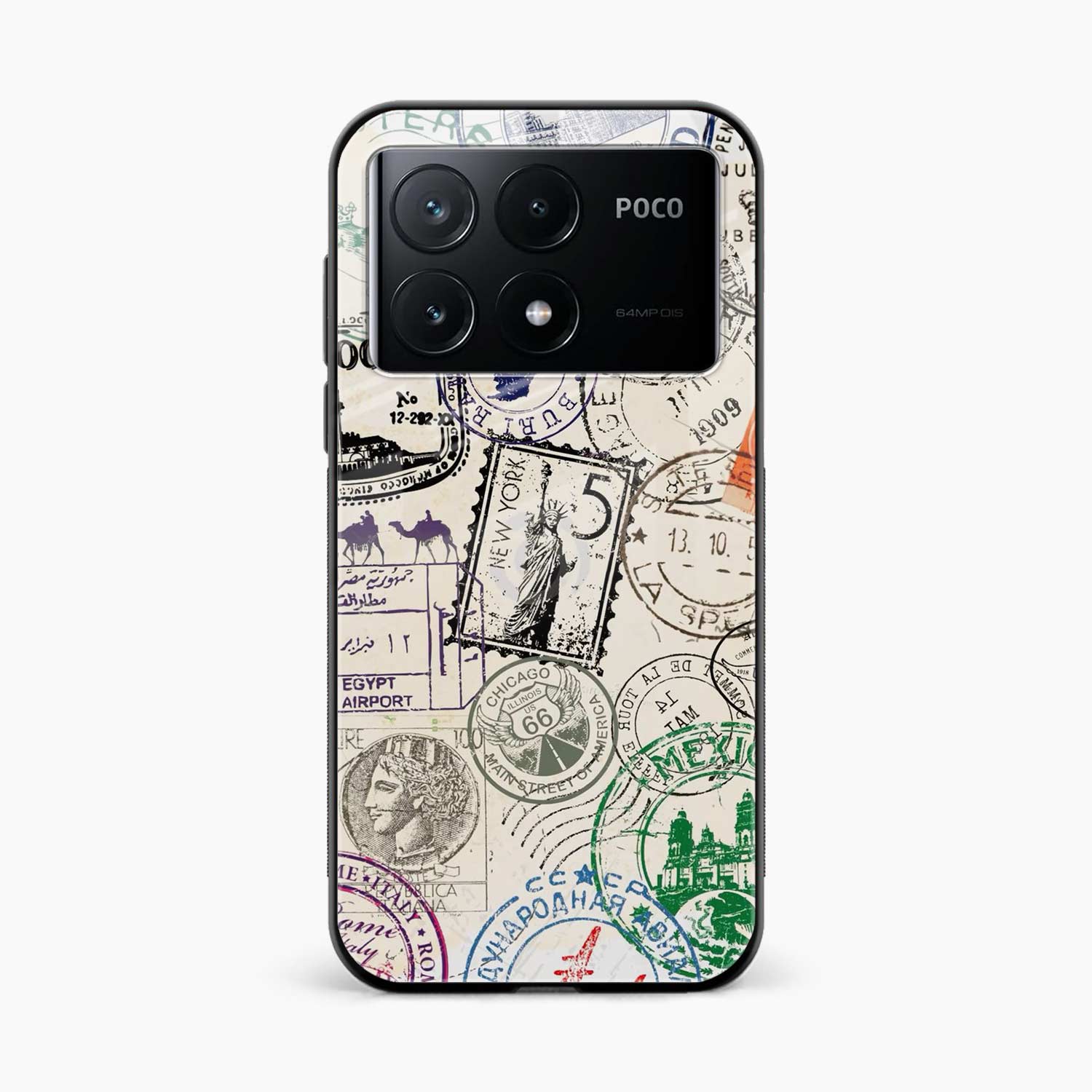 Stamps Poco X6 Pro 5G Back Cover