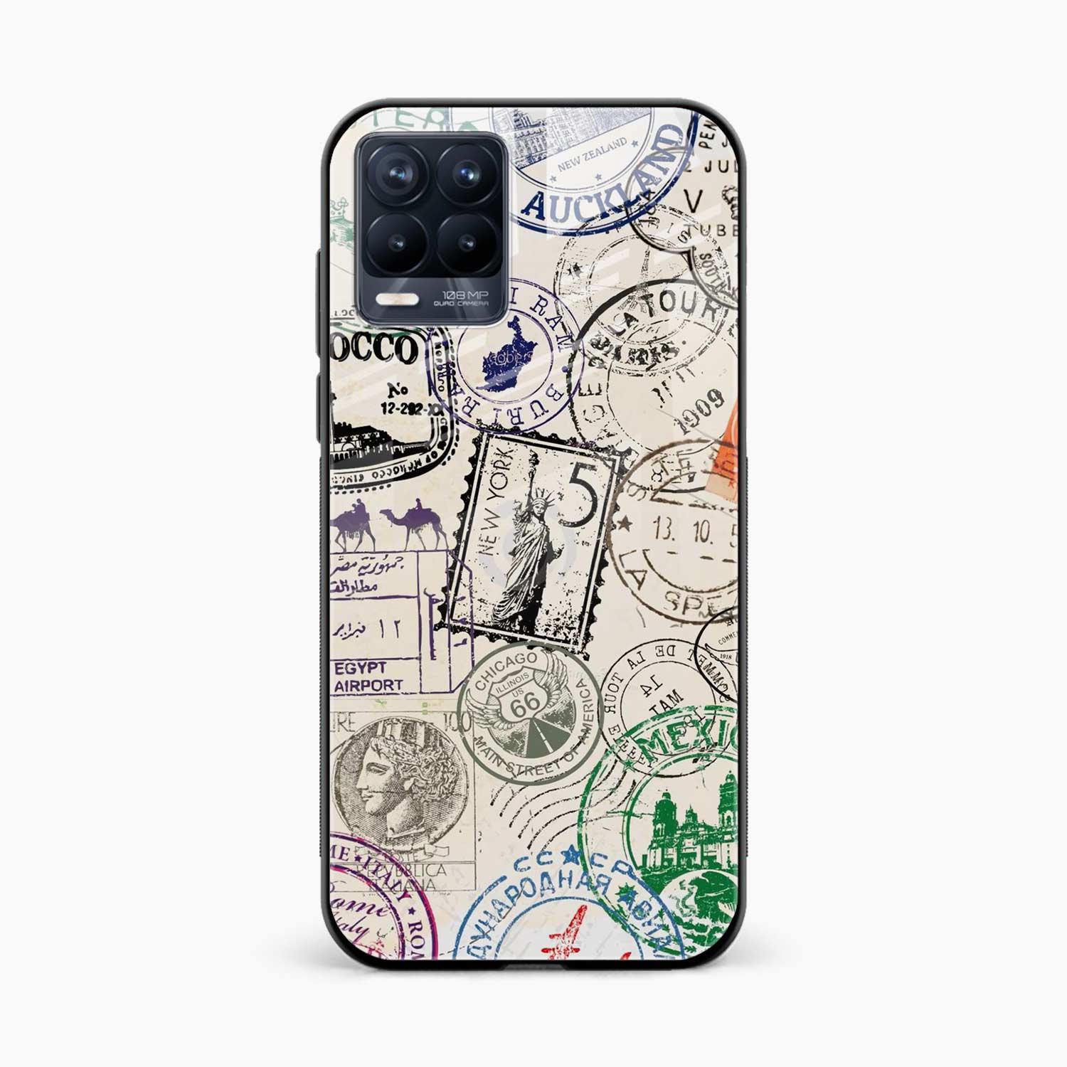Stamps Realme 8 Pro Back Cover