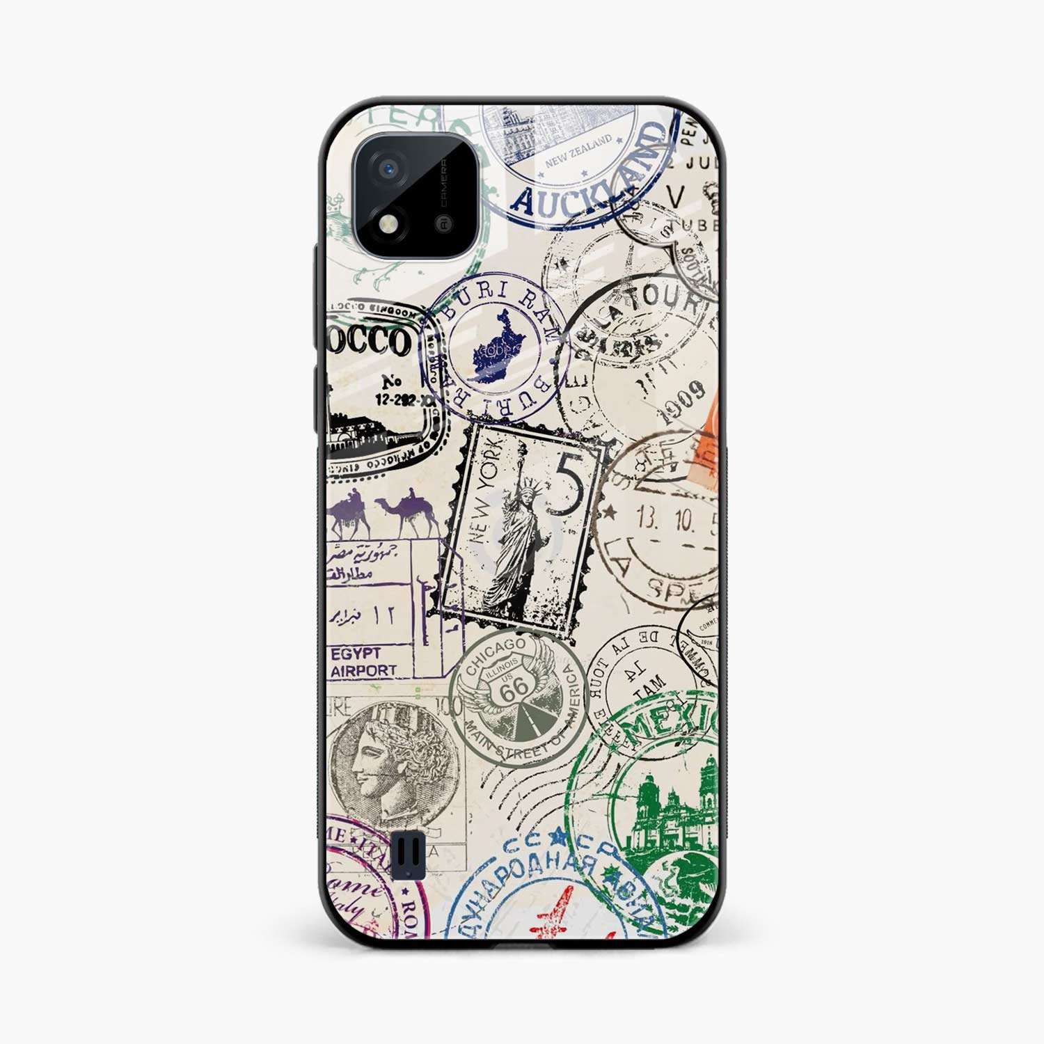 Stamps Realme C11 Back Cover