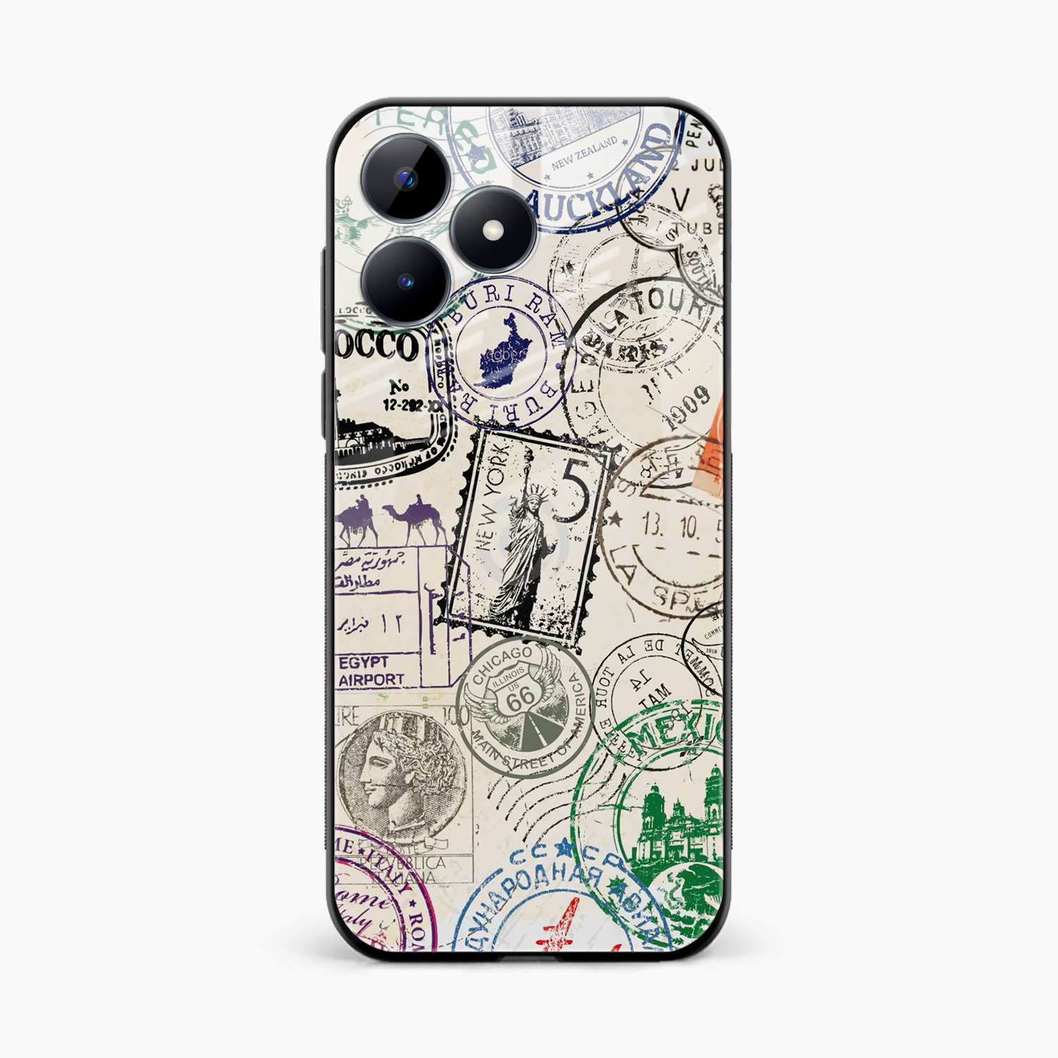 Stamps Realme C53 Back Cover