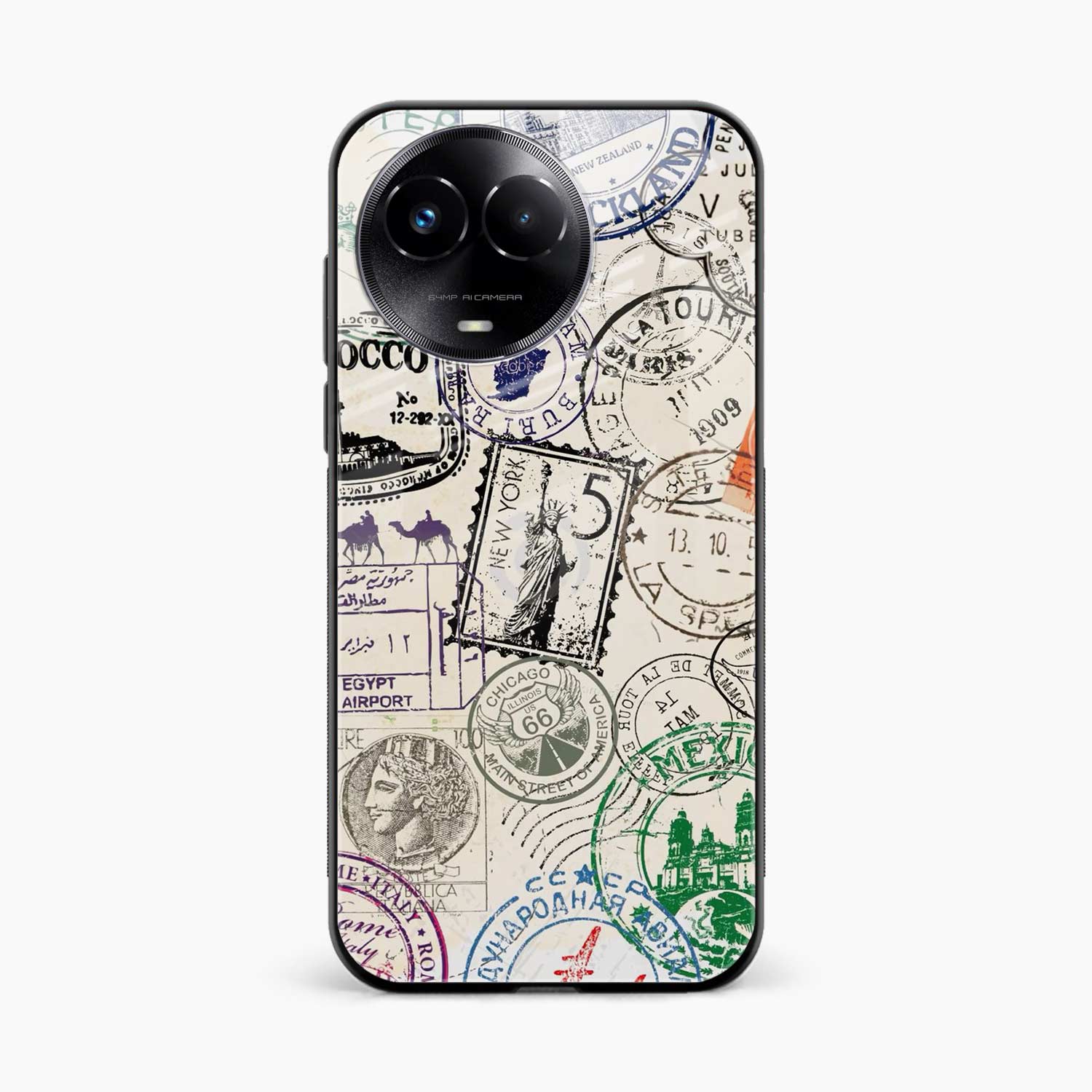 Stamps Realme C67 5G Back Cover