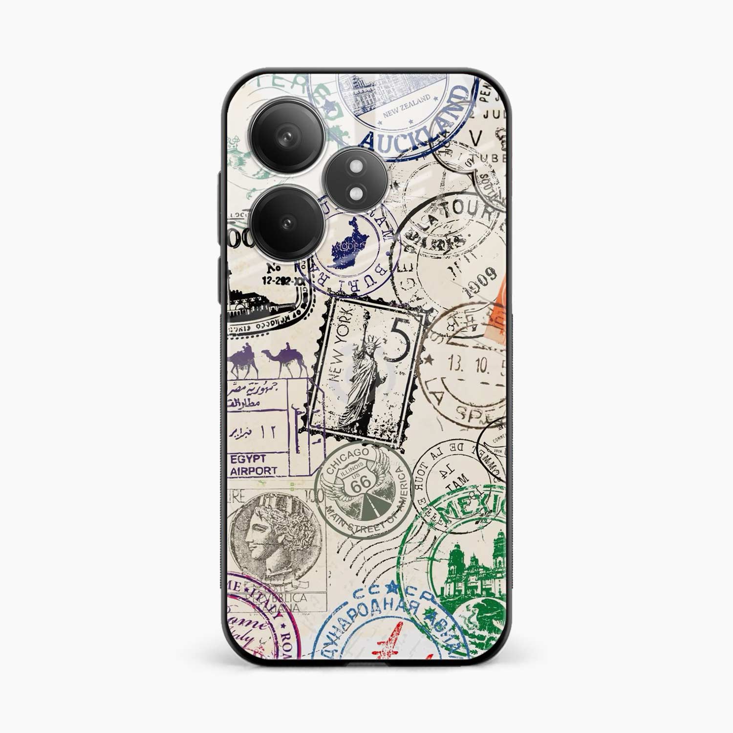Stamps Realme Gt 6T 5G Back Cover