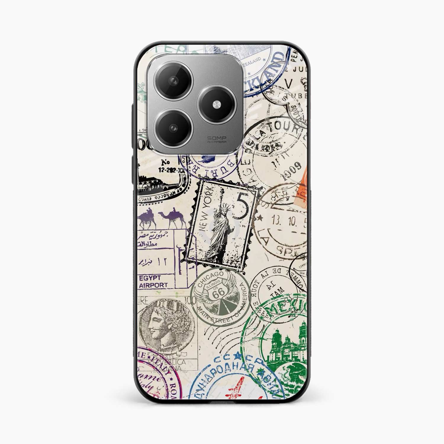 Stamps Realme Narzo N53 Back Cover