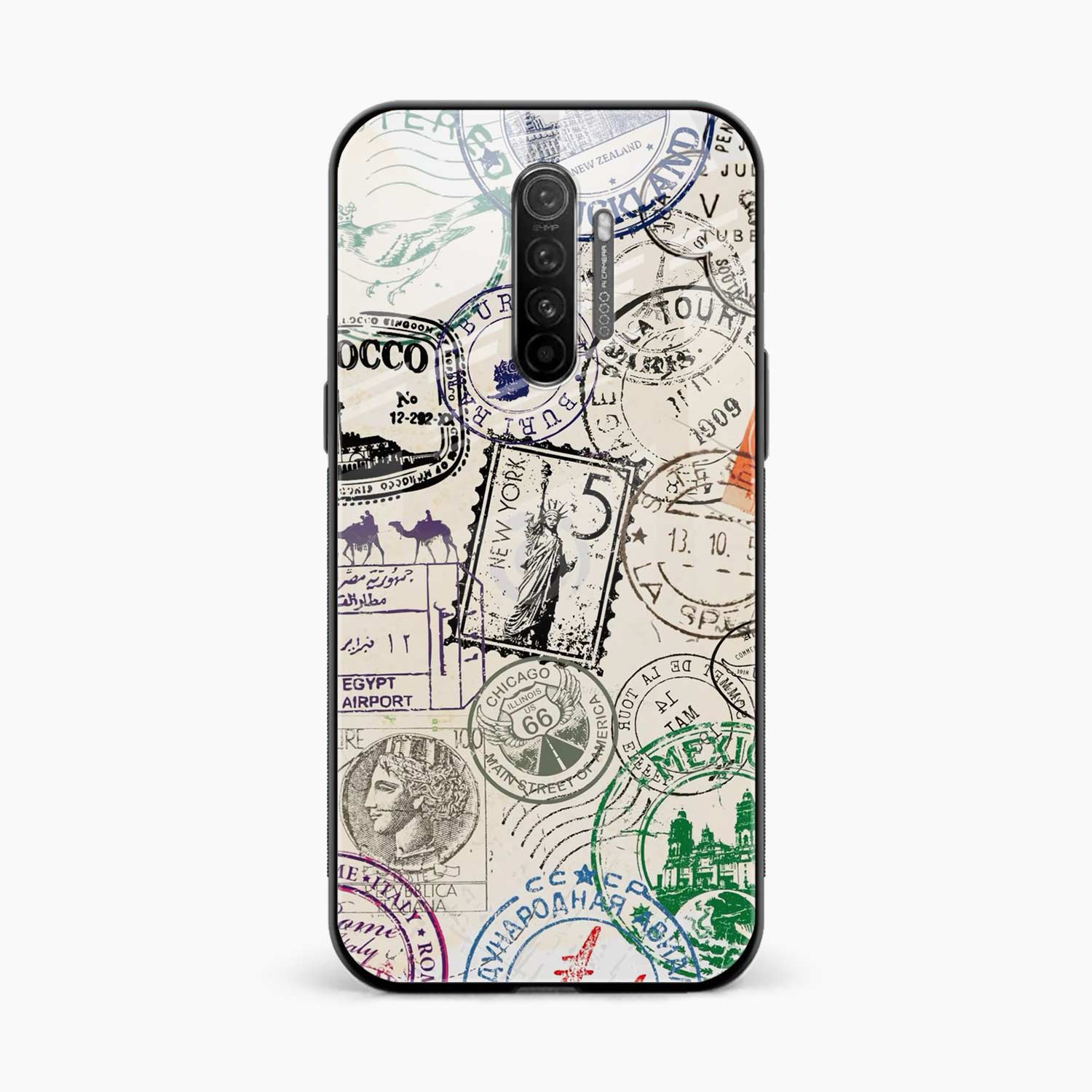 Stamps Realme X2 Pro Back Cover