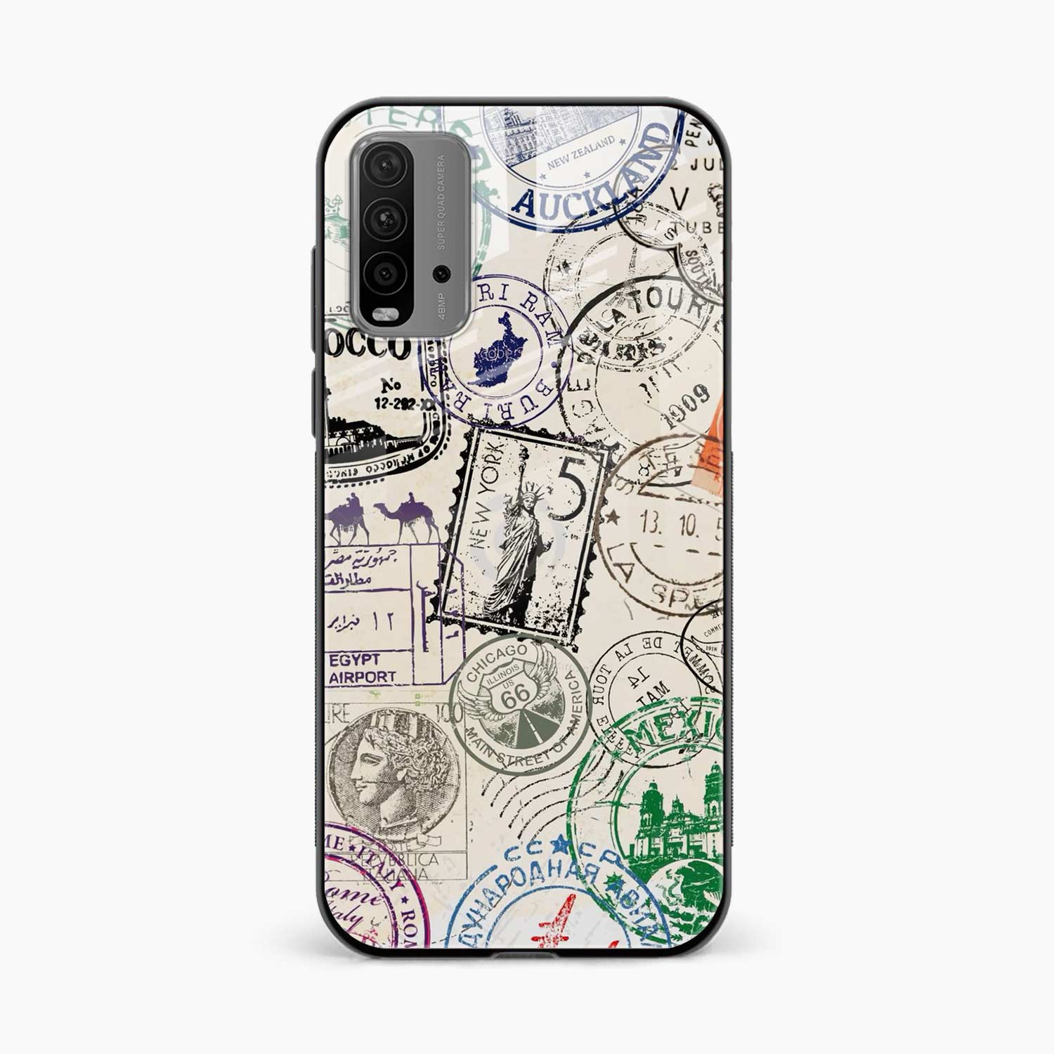 Stamps Redmi 9t Back Cover