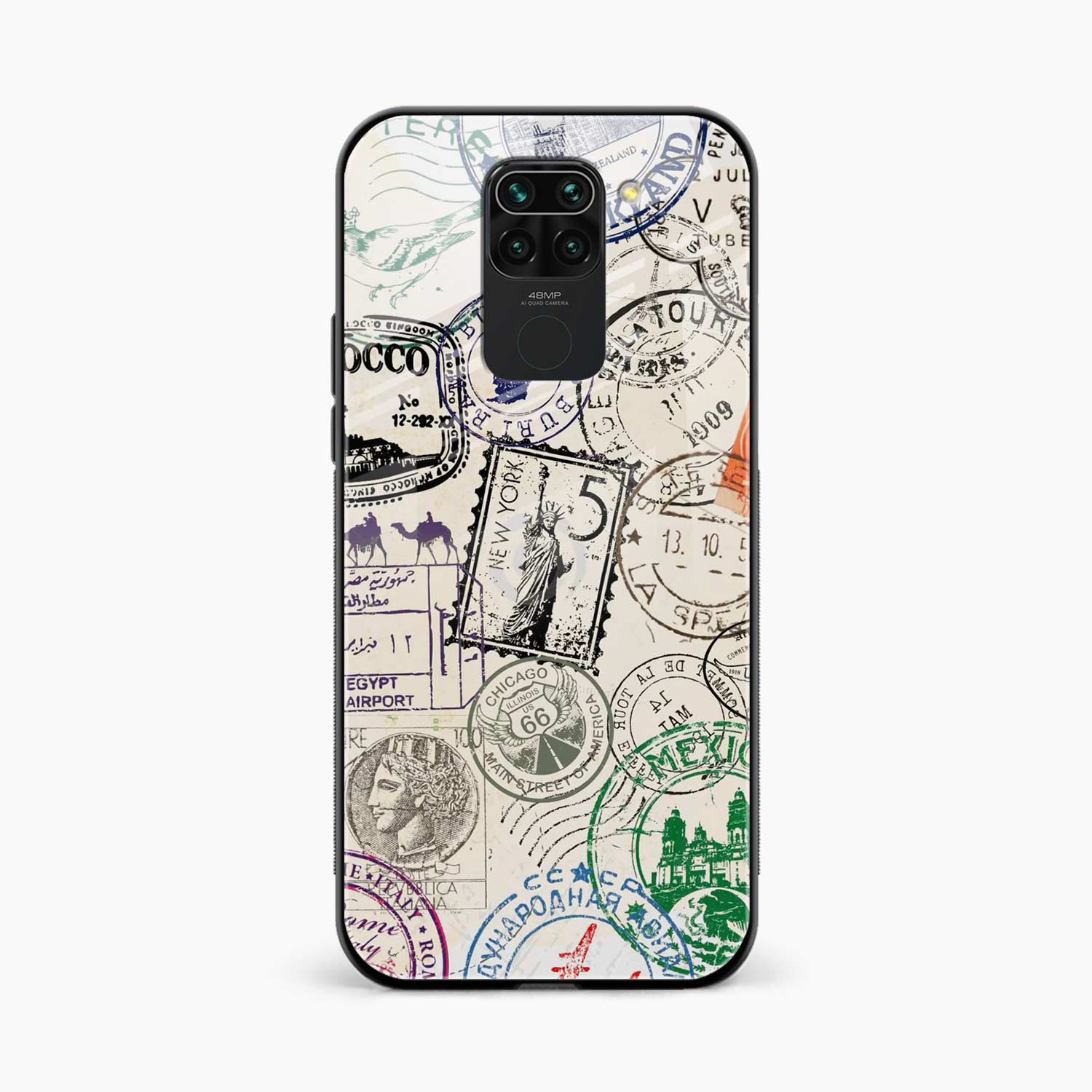 Stamps Redmi Note 9 Back Cover