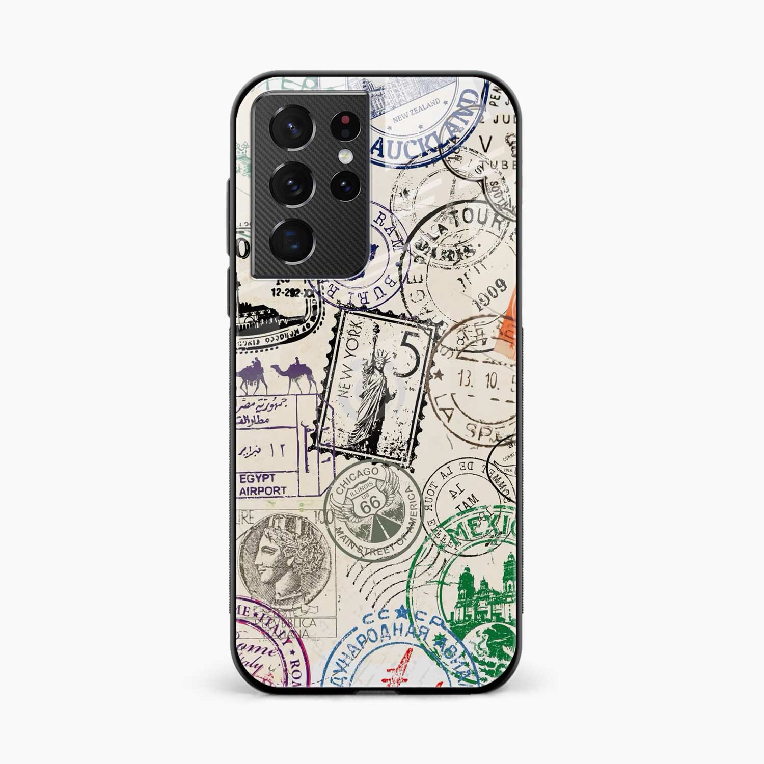 Stamps Samsung S21 Ultra Back Cover