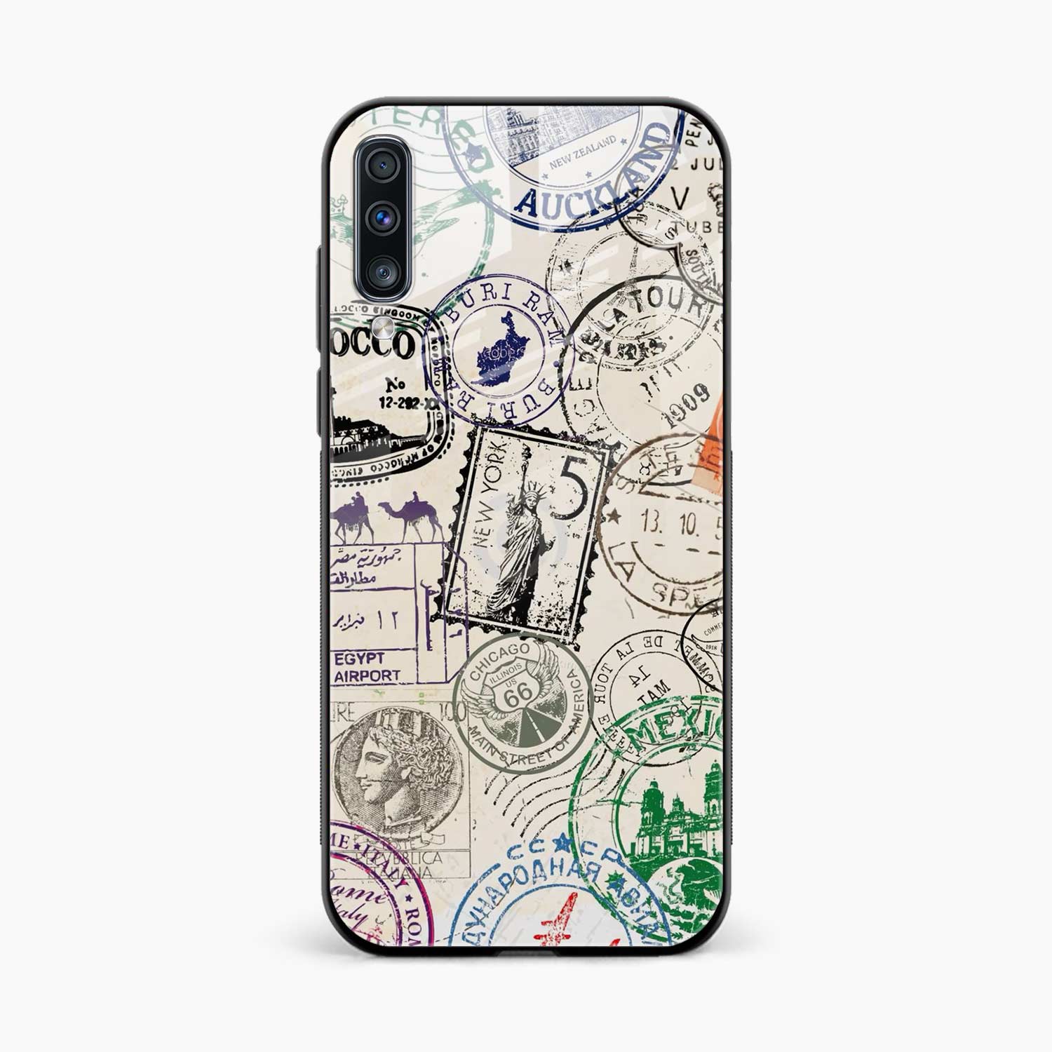 Stamps Samsung A50 Back Cover