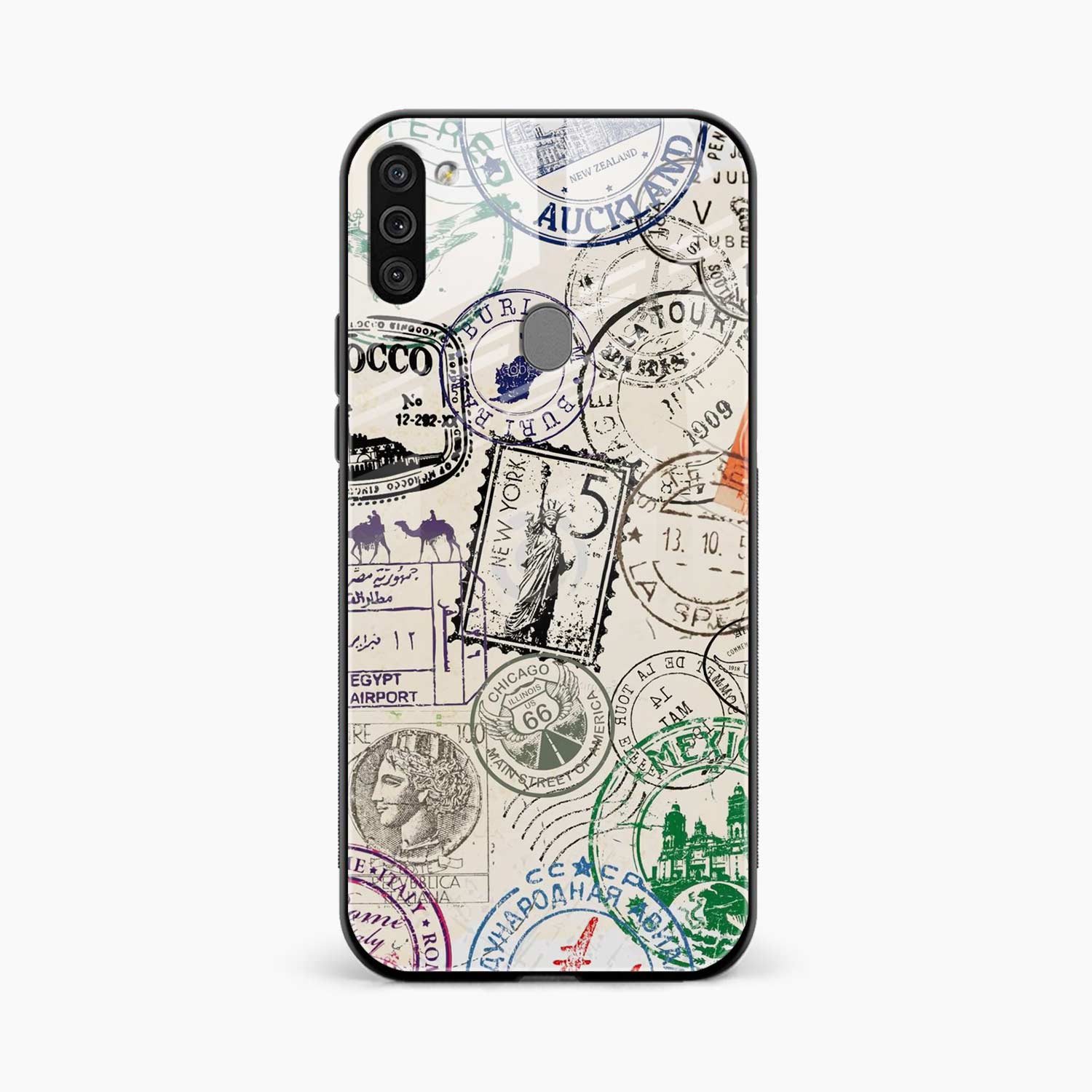 Stamps Samsung M11 Back Cover