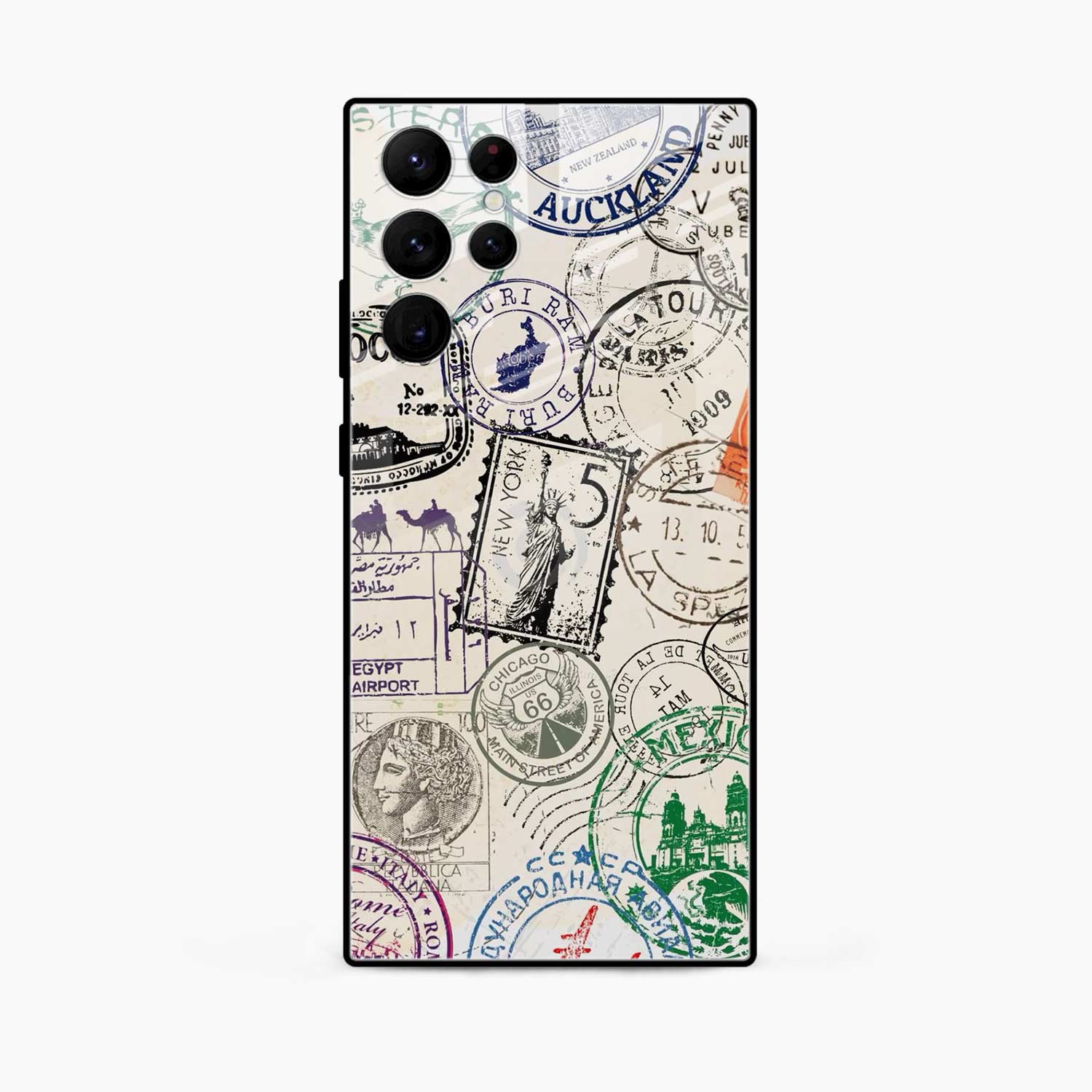Stamps Samsung S23 Ultra Back Cover