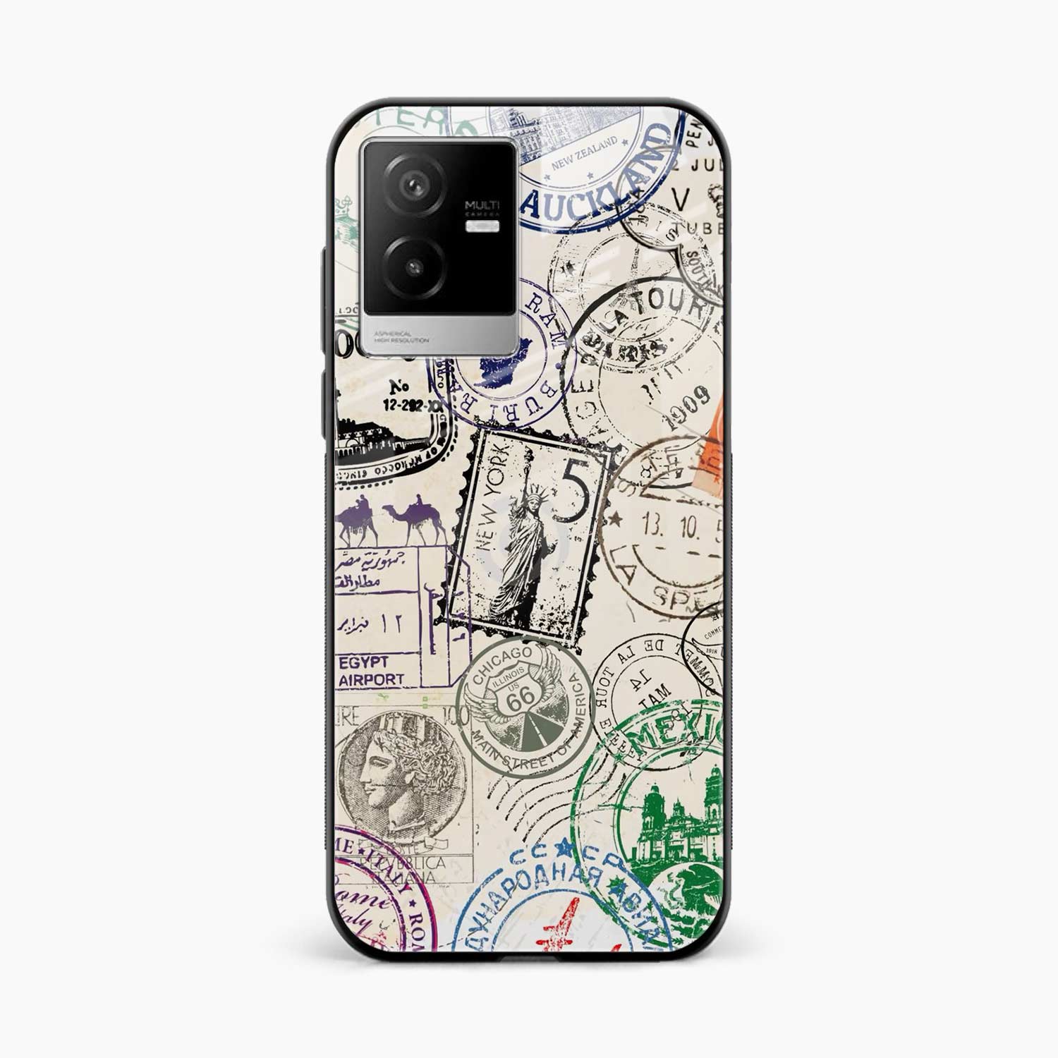 Stamps Vivo Iqoo Z6x Back Cover