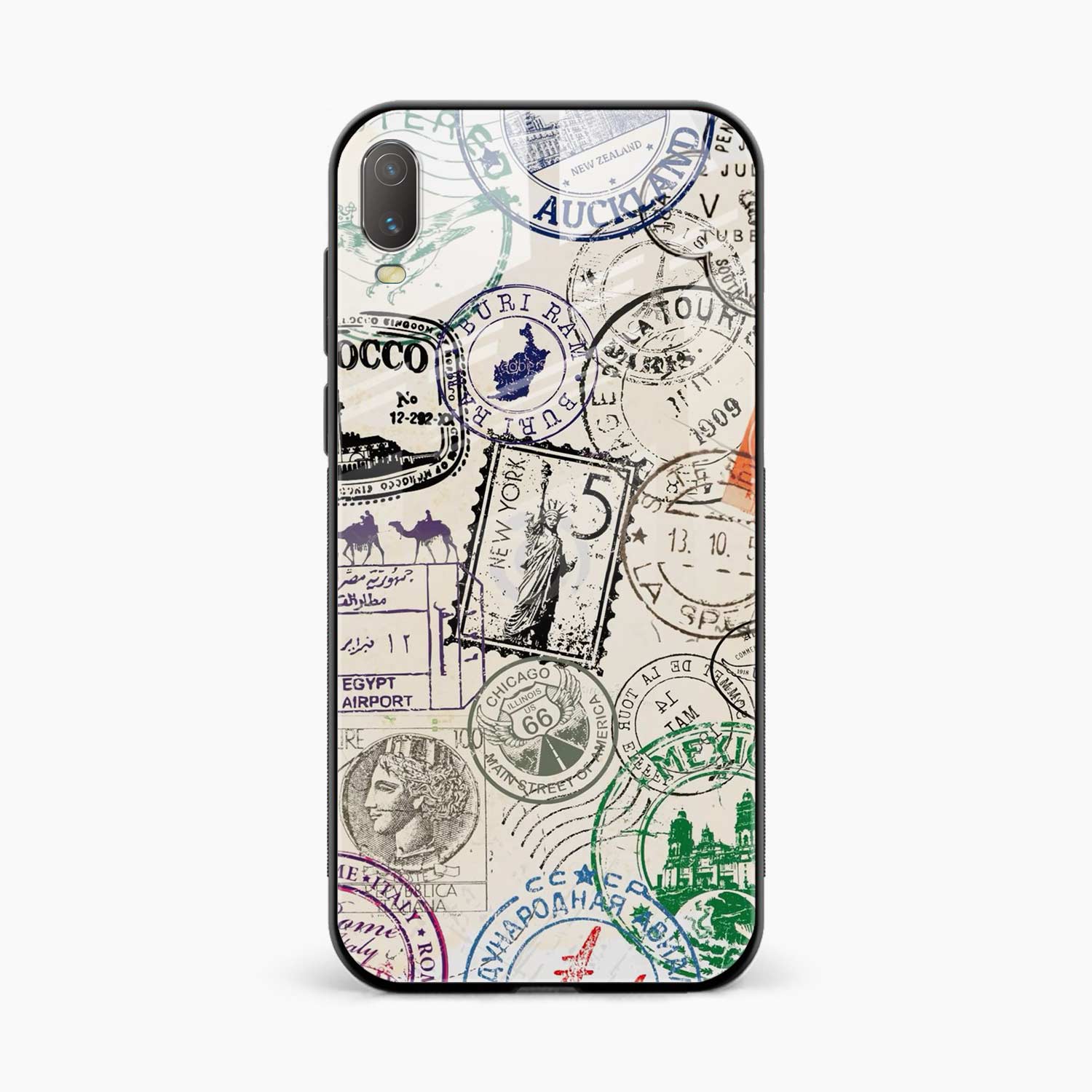 Stamps Vivo V11 Back Cover