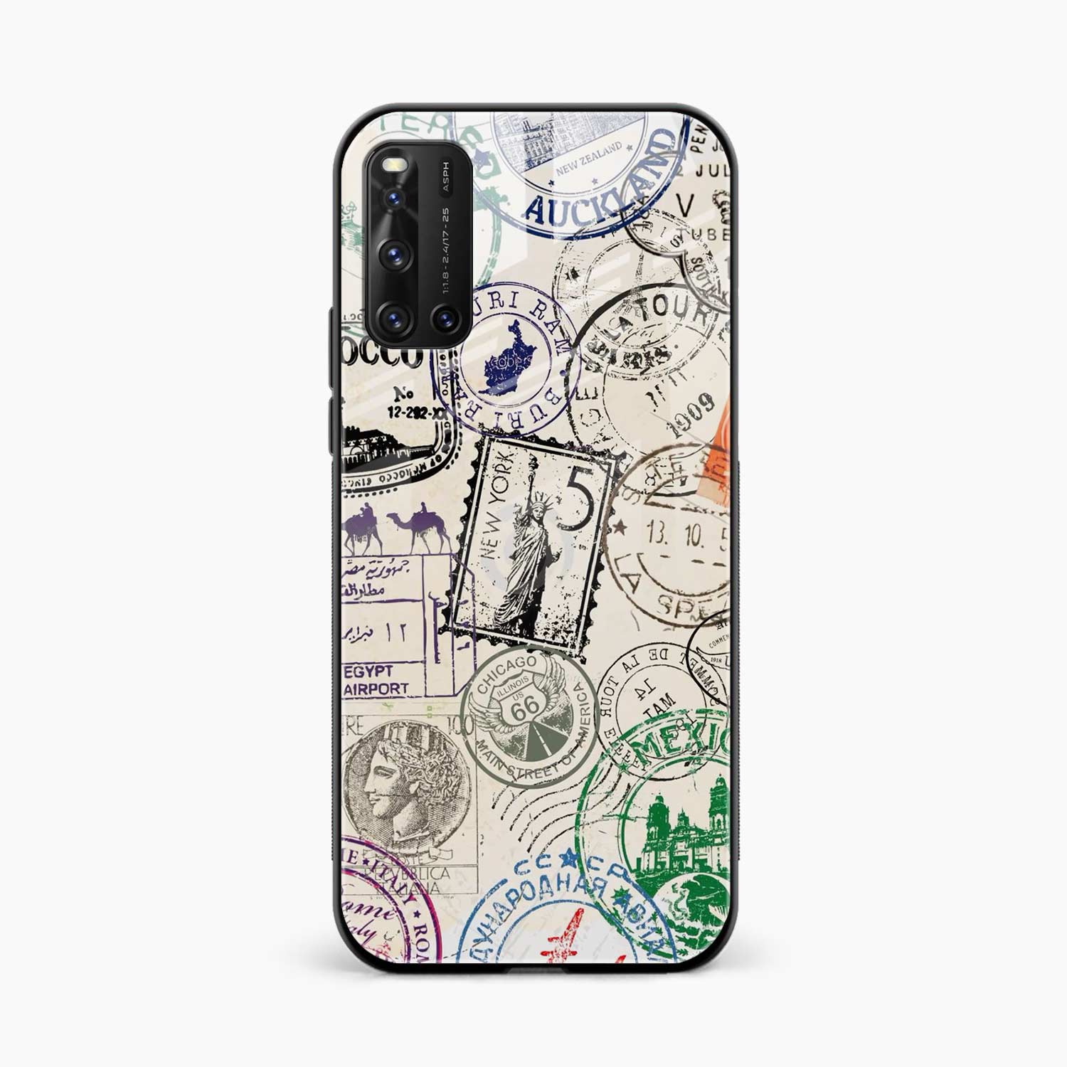 Stamps Vivo V19 Back Cover