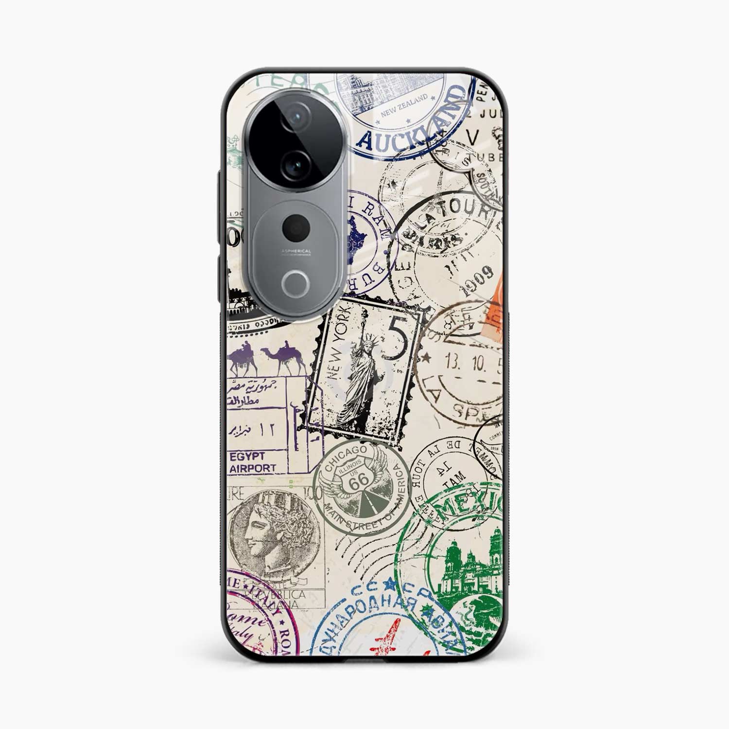 Stamps Vivo V40 Pro 5G Back Cover