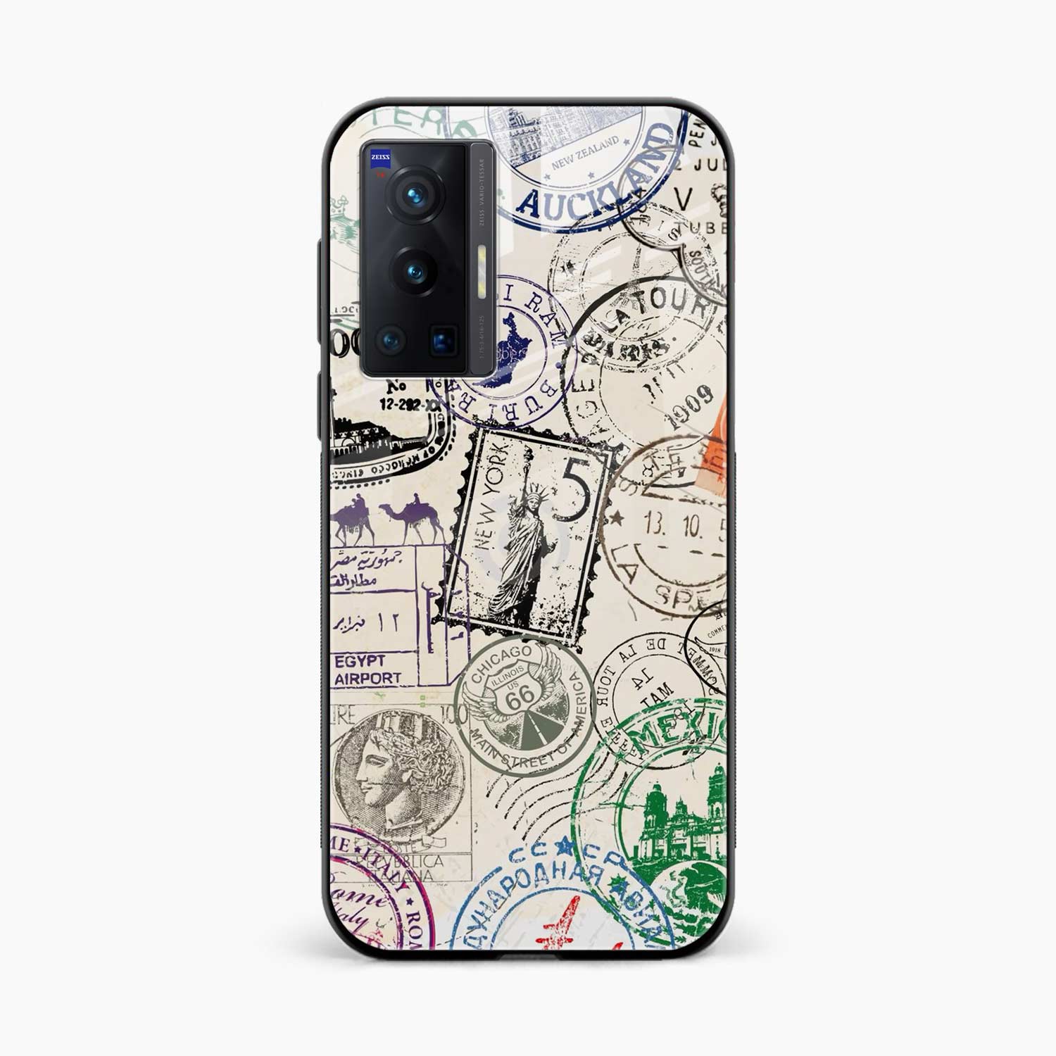 Stamps Vivo X70 Pro Back Cover