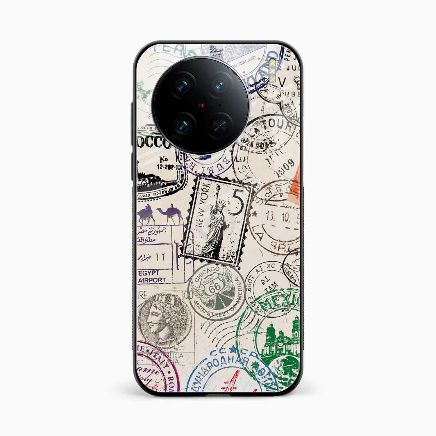 Stamps Vivo X90 Pro Back Cover