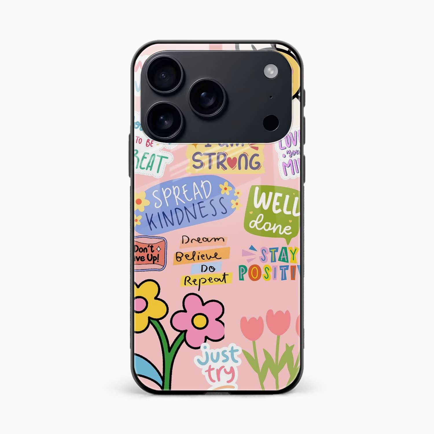 Stay Positive iPhone 17 Pro Back Cover