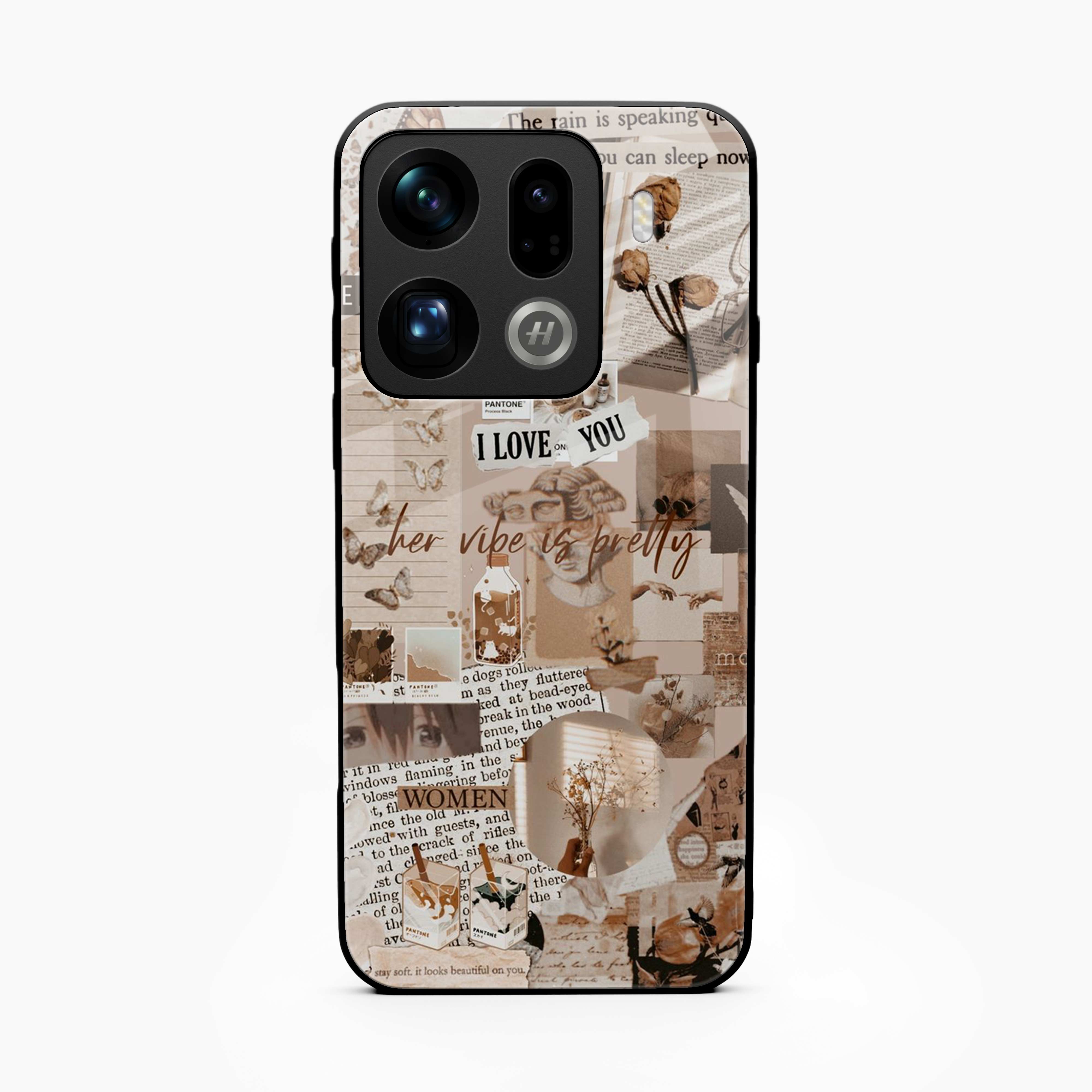 Aesthetic Vintage Oppo Find X9 Pro 5G Back Cover