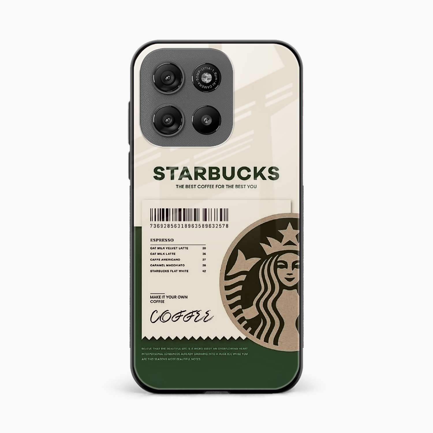 Starbucks Motorola G57 Power 5G Back Cover