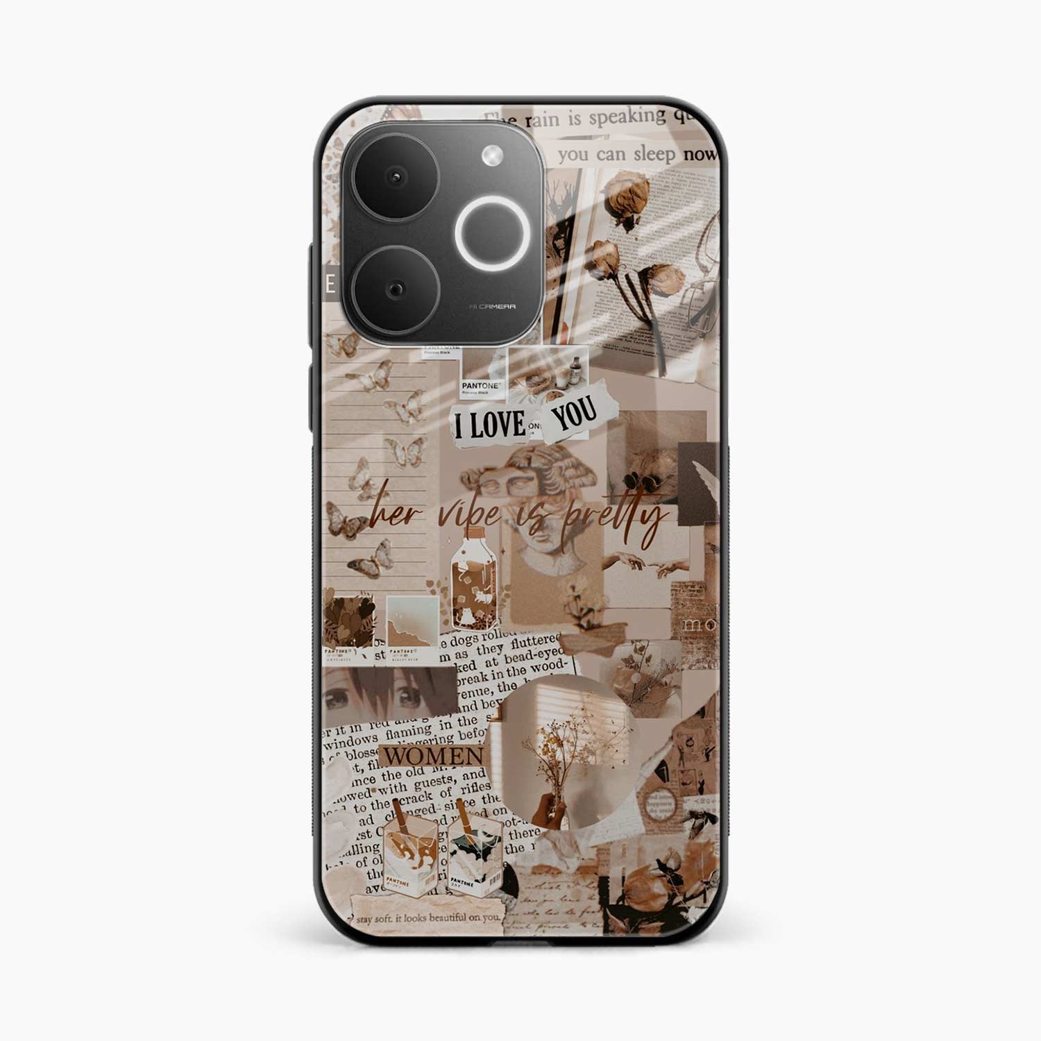 Aesthetic Vintage Realme P4 Lite Back Cover
