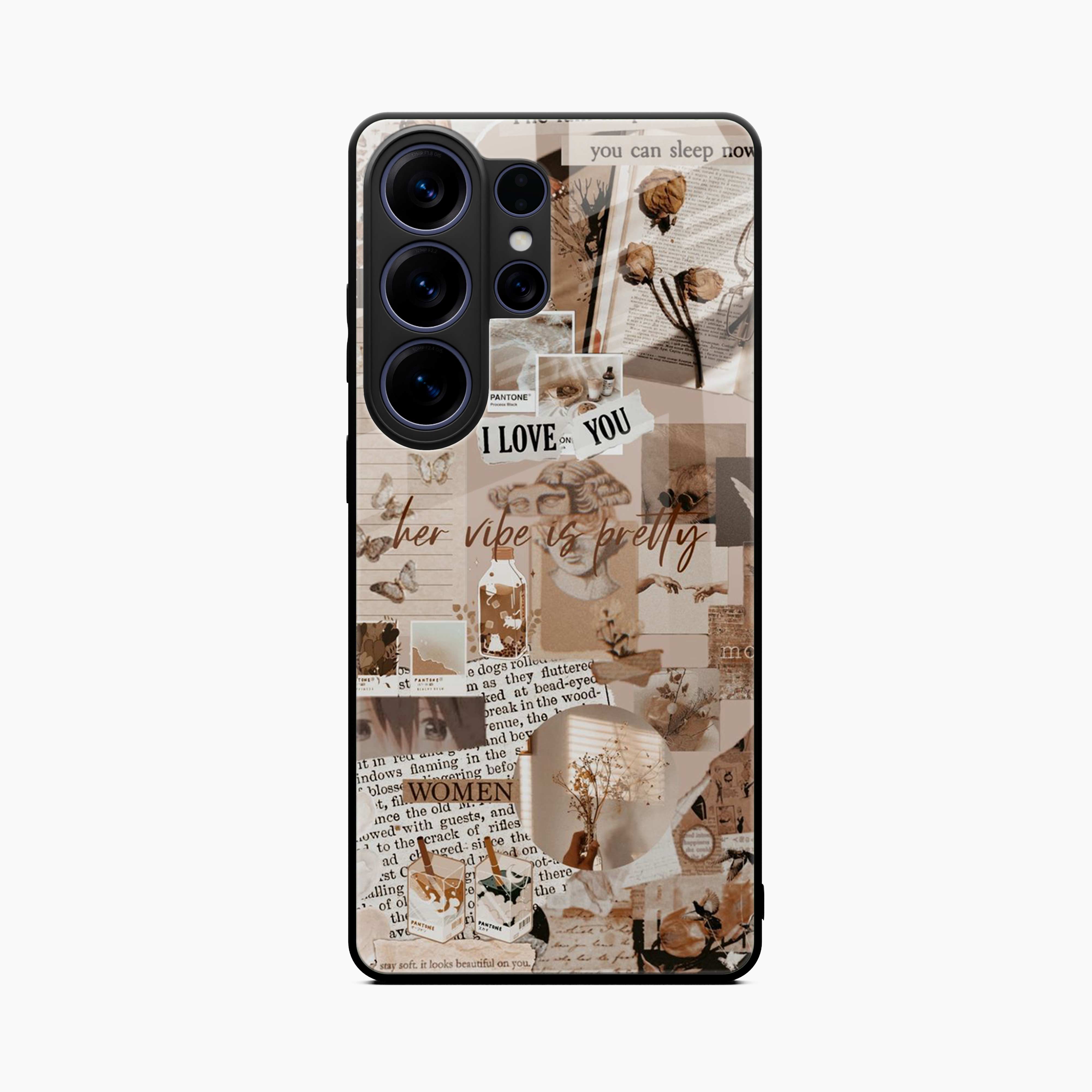 Aesthetic Vintage Samsung S26 Ultra 5G Back Cover