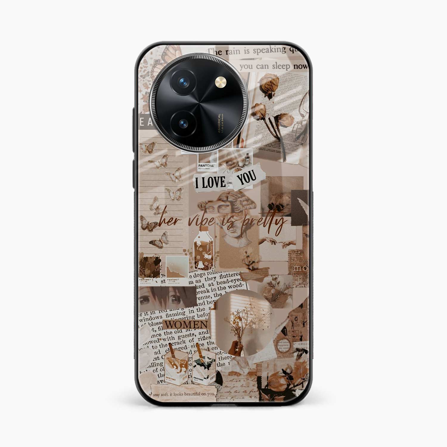 Aesthetic Vintage Vivo T3x 5G Back Cover