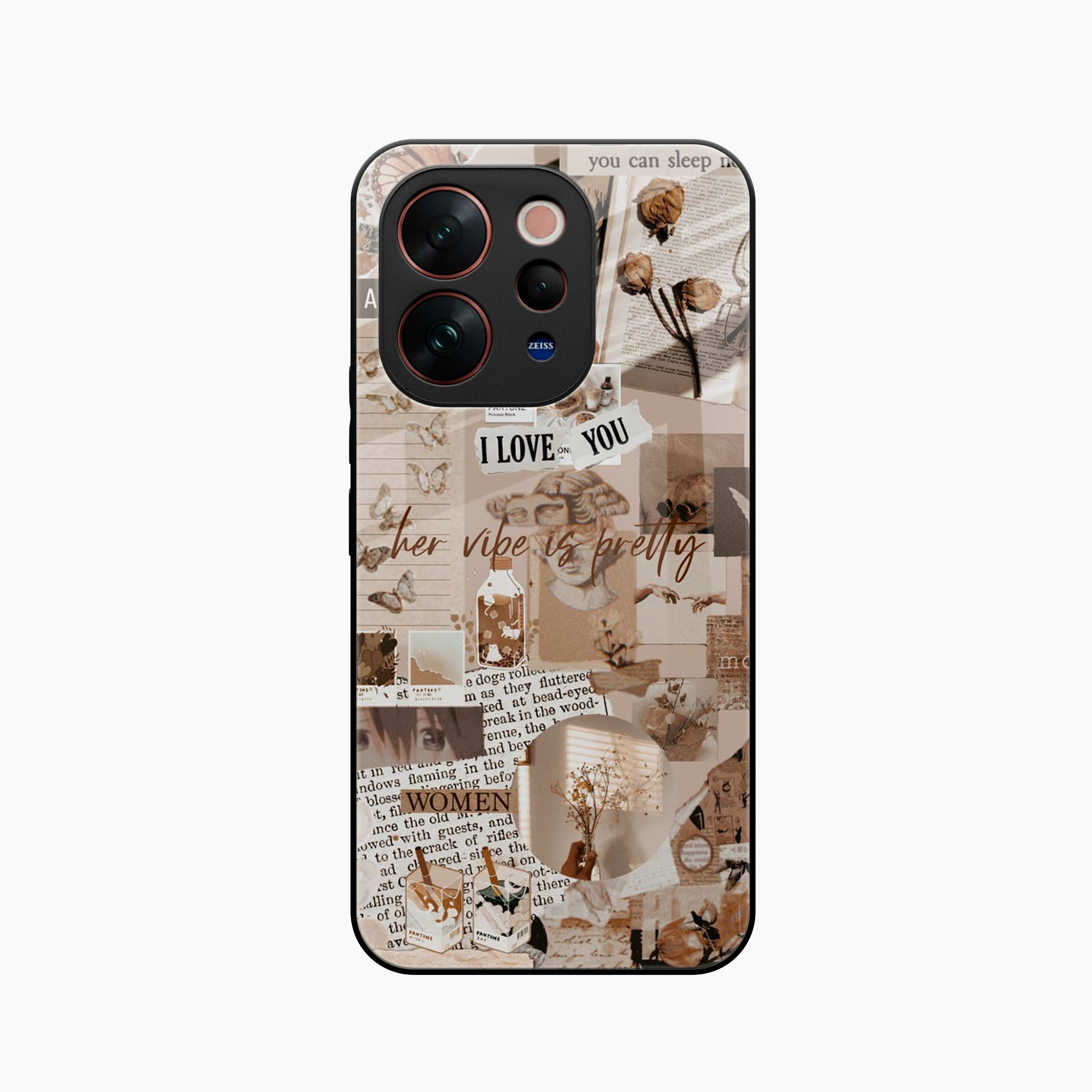 Aesthetic Vintage Vivo V70 5G Back Cover