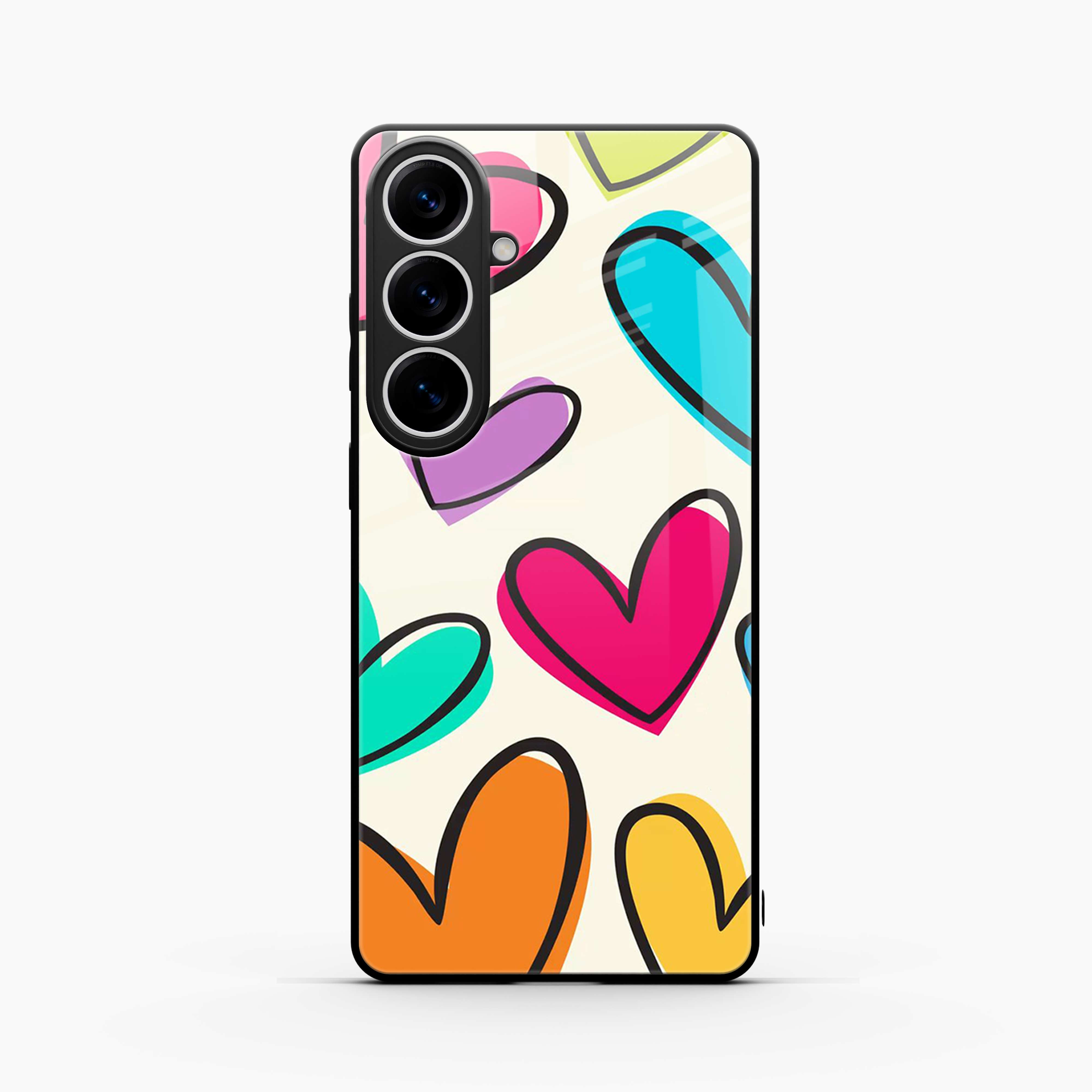 Colorful Hearts Samsung S26 Plus 5G Back Cover