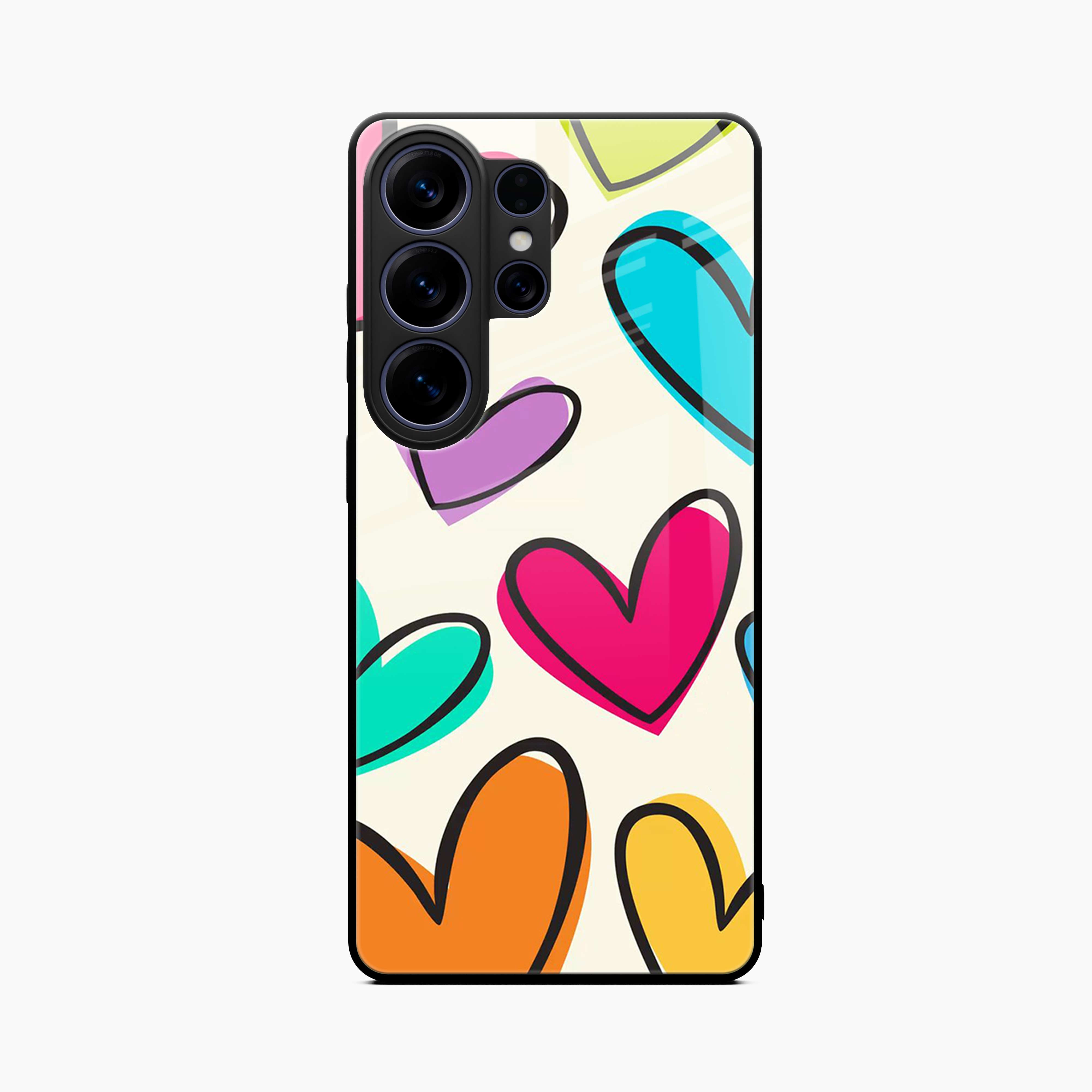 Colorful Hearts Samsung S26 Ultra 5G Back Cover