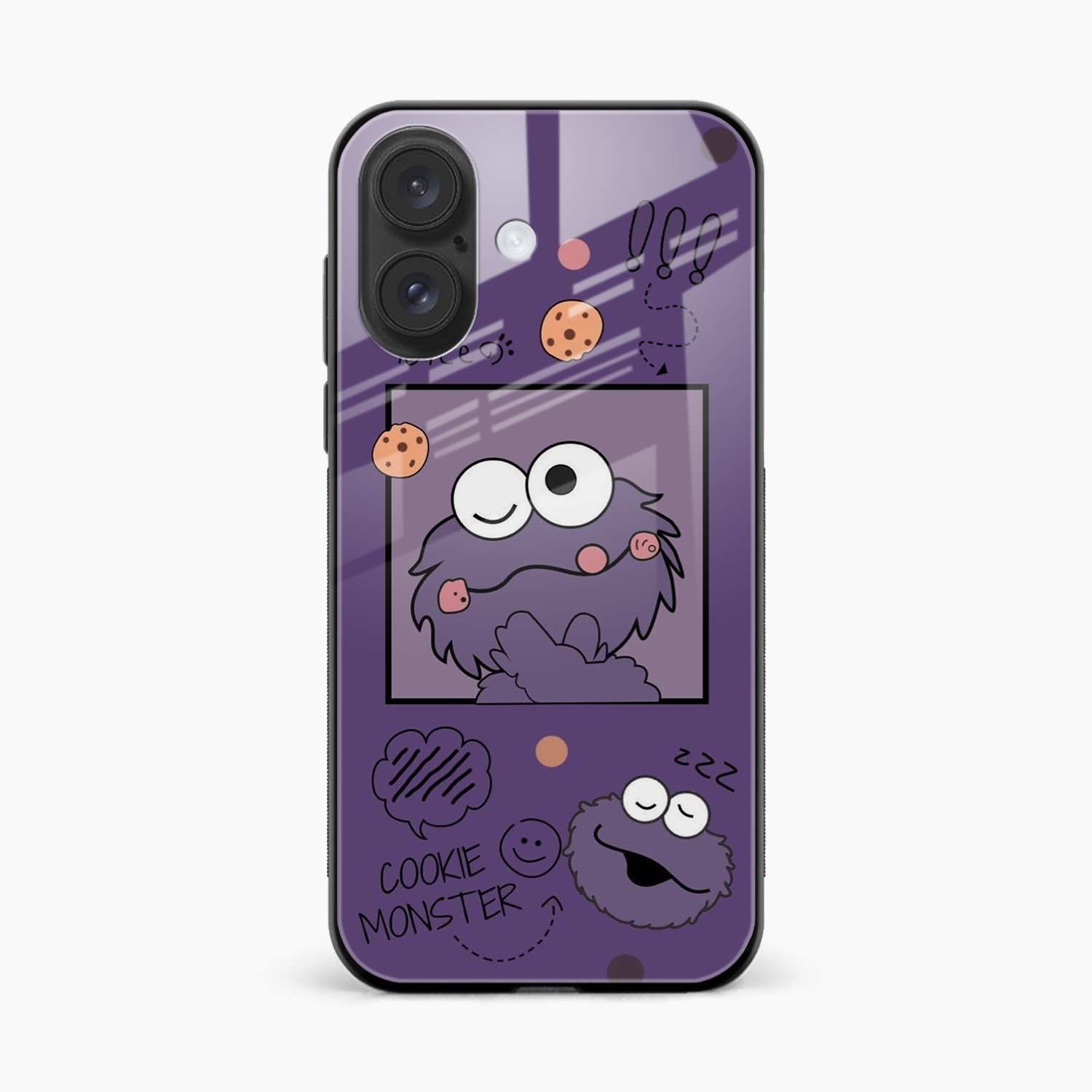Cookie Monster iPhone 16 Plus Back Cover