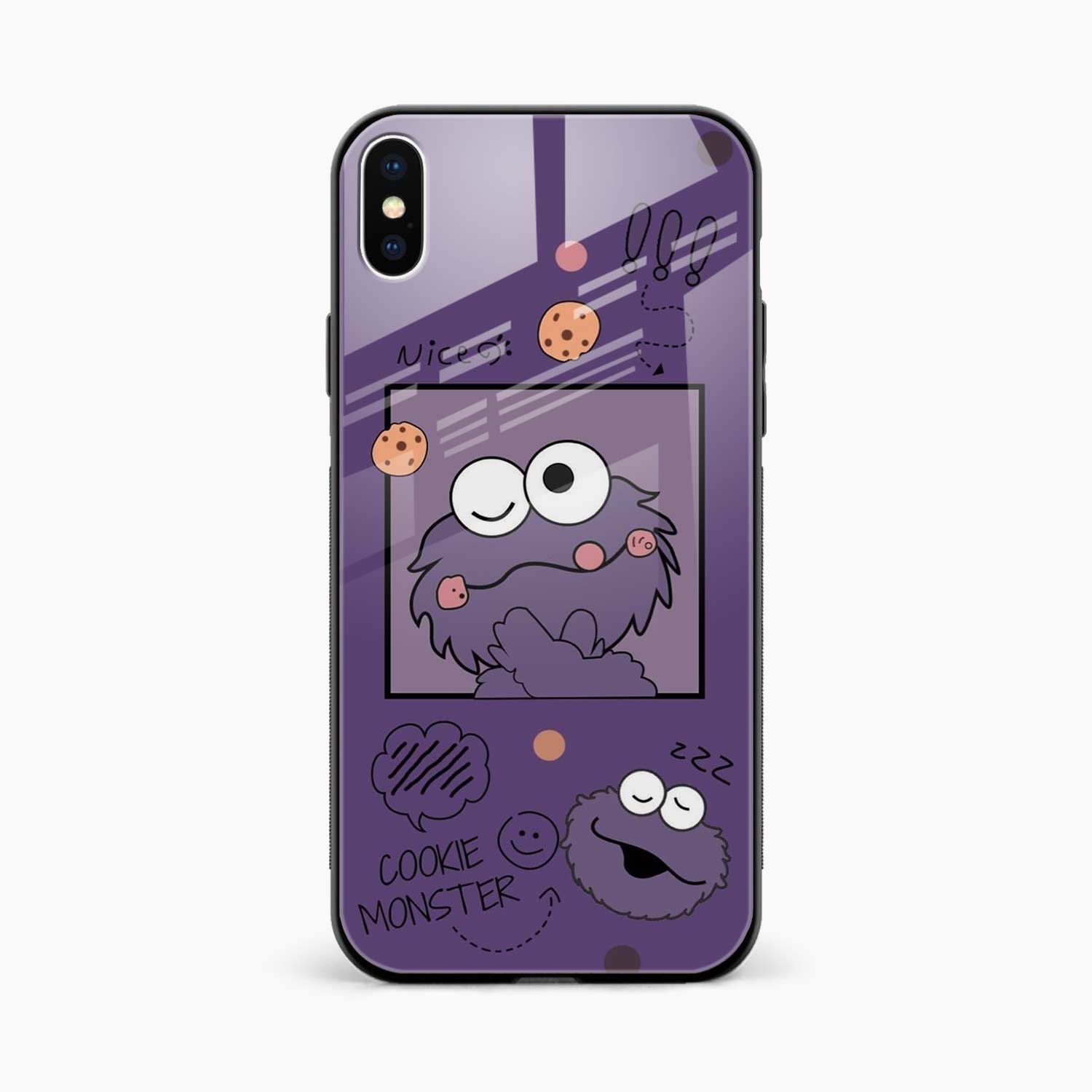 Cookie Monster iPhone XS Max Back Cover