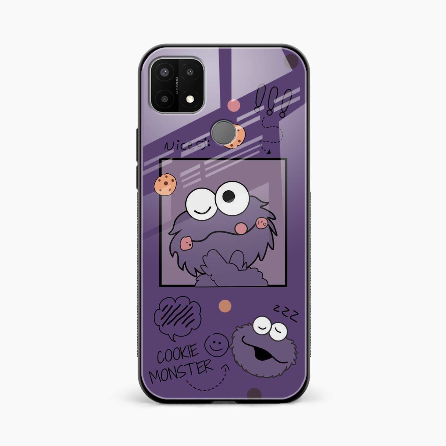 Cookie Monster Oppo A15s Back Cover