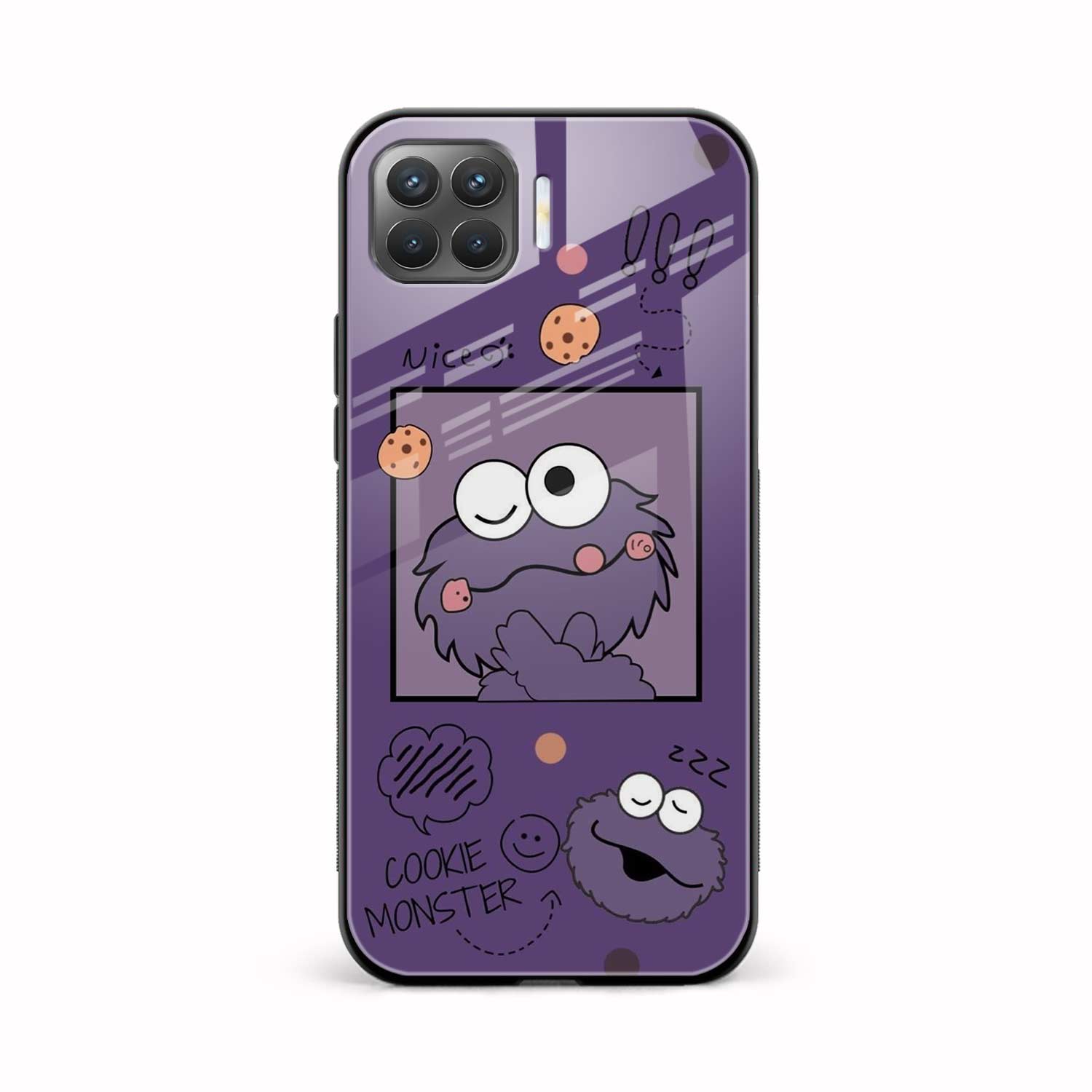 Cookie Monster Oppo F17 Back Cover