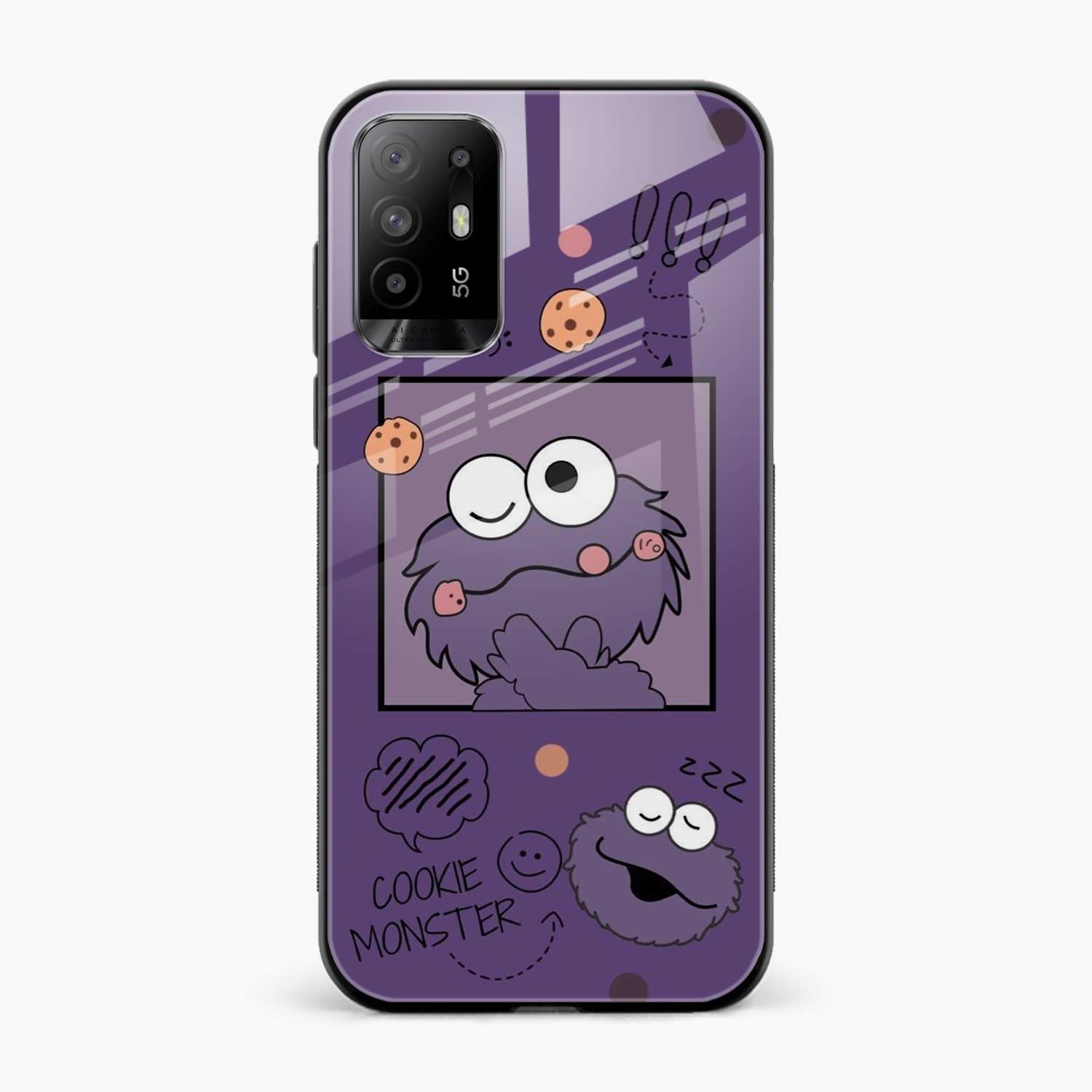Cookie Monster Oppo F19 Pro Plus Back Cover