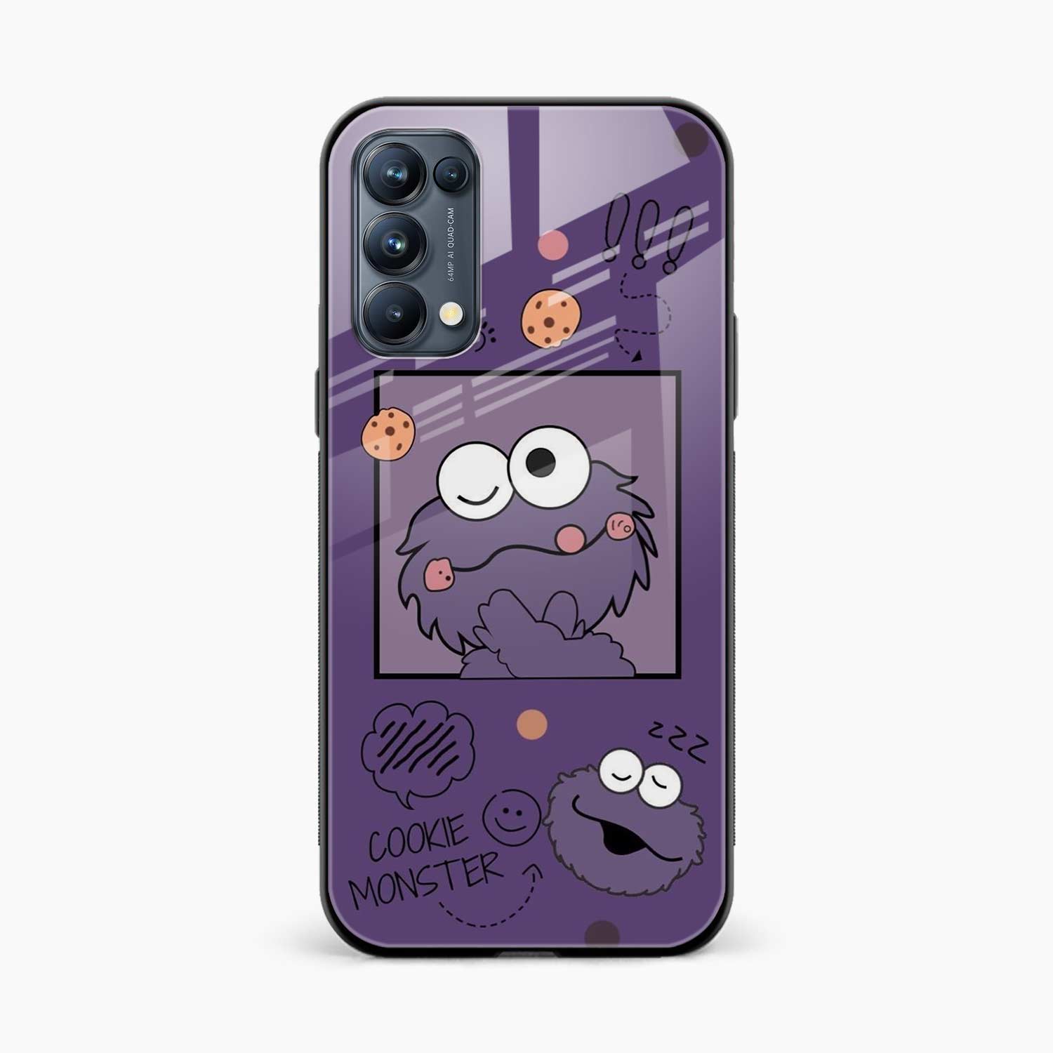 Cookie Monster Oppo Reno 5 Back Cover